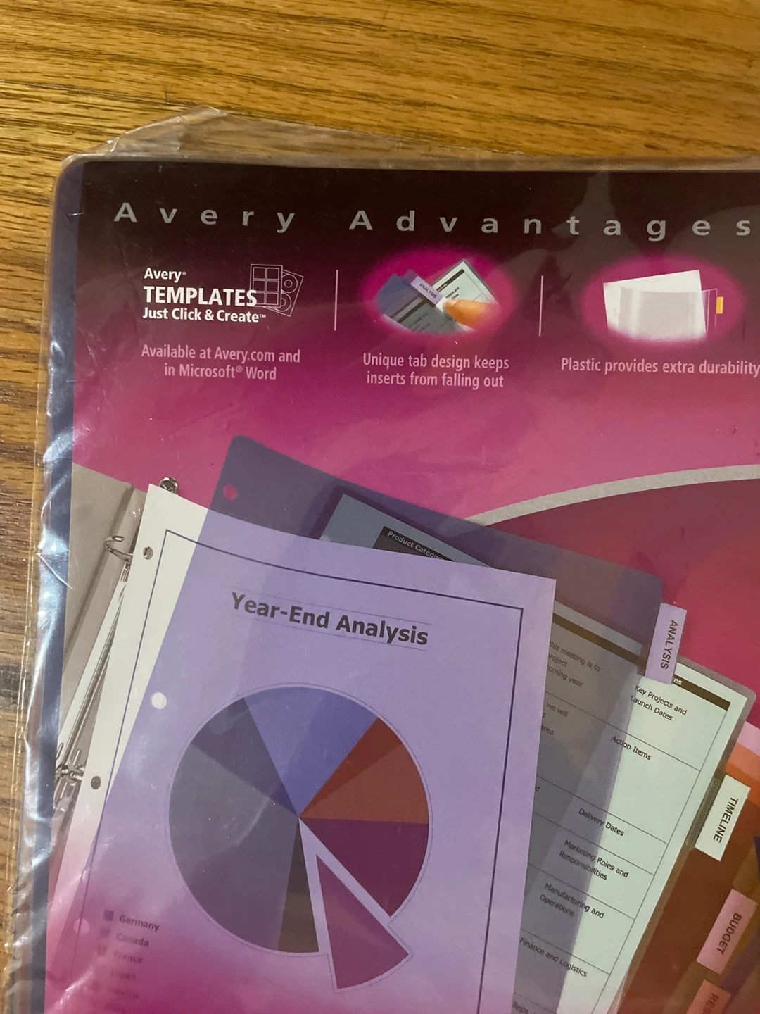 Avery Big Tab Insertable Plastic Dividers - 8 Tabs - photo 2