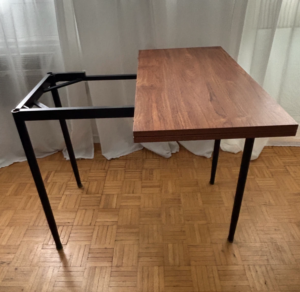 HOMY CASA Wooden Adjustable Dining Tabletop - photo 2