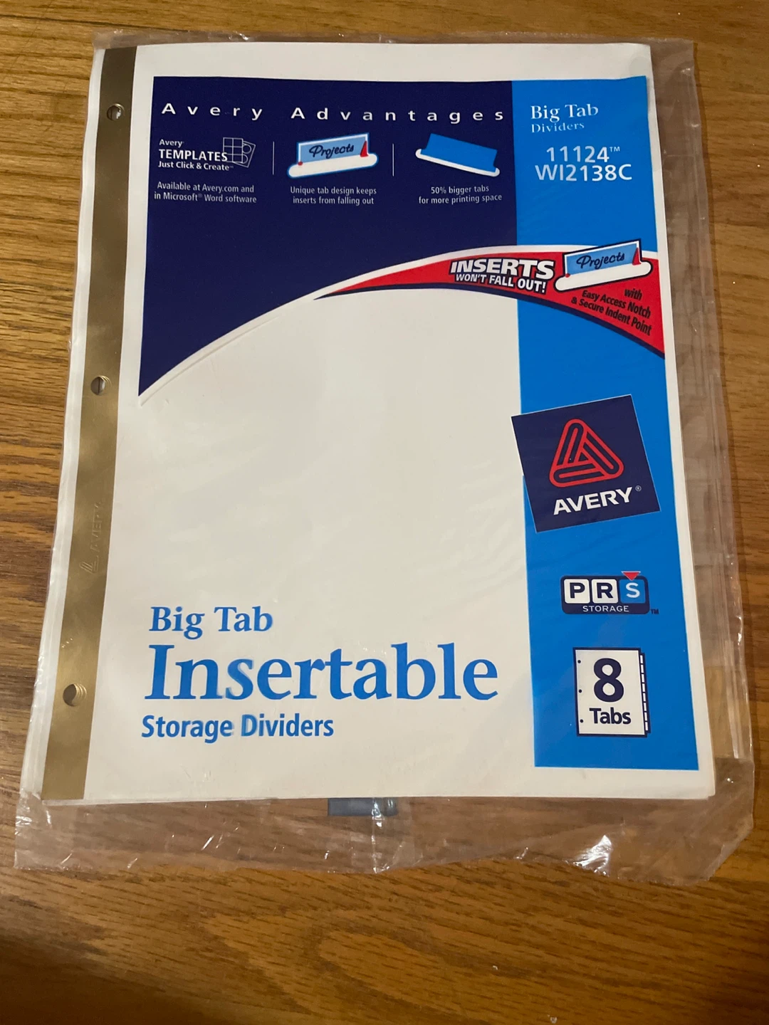Avery Big Tab Insertable Storage Dividers 11124
