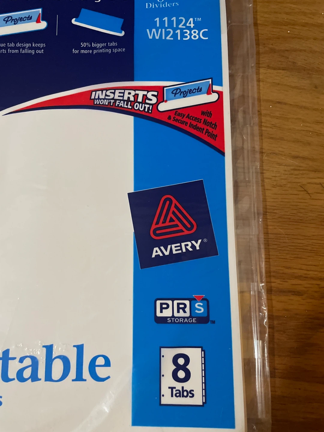 Avery Big Tab Insertable Storage Dividers 11124 - photo 3