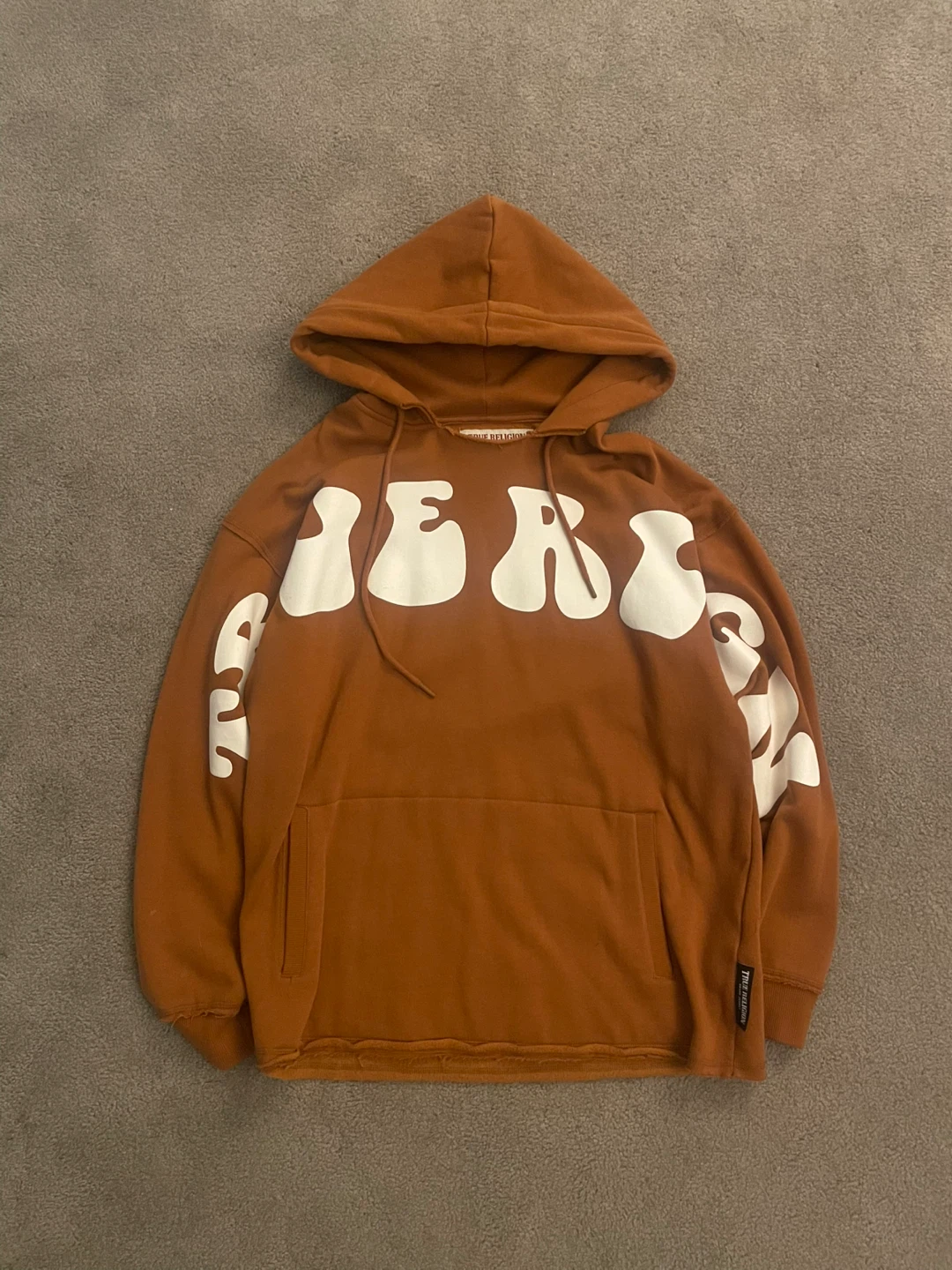 Puff Print True Religion Hoodie