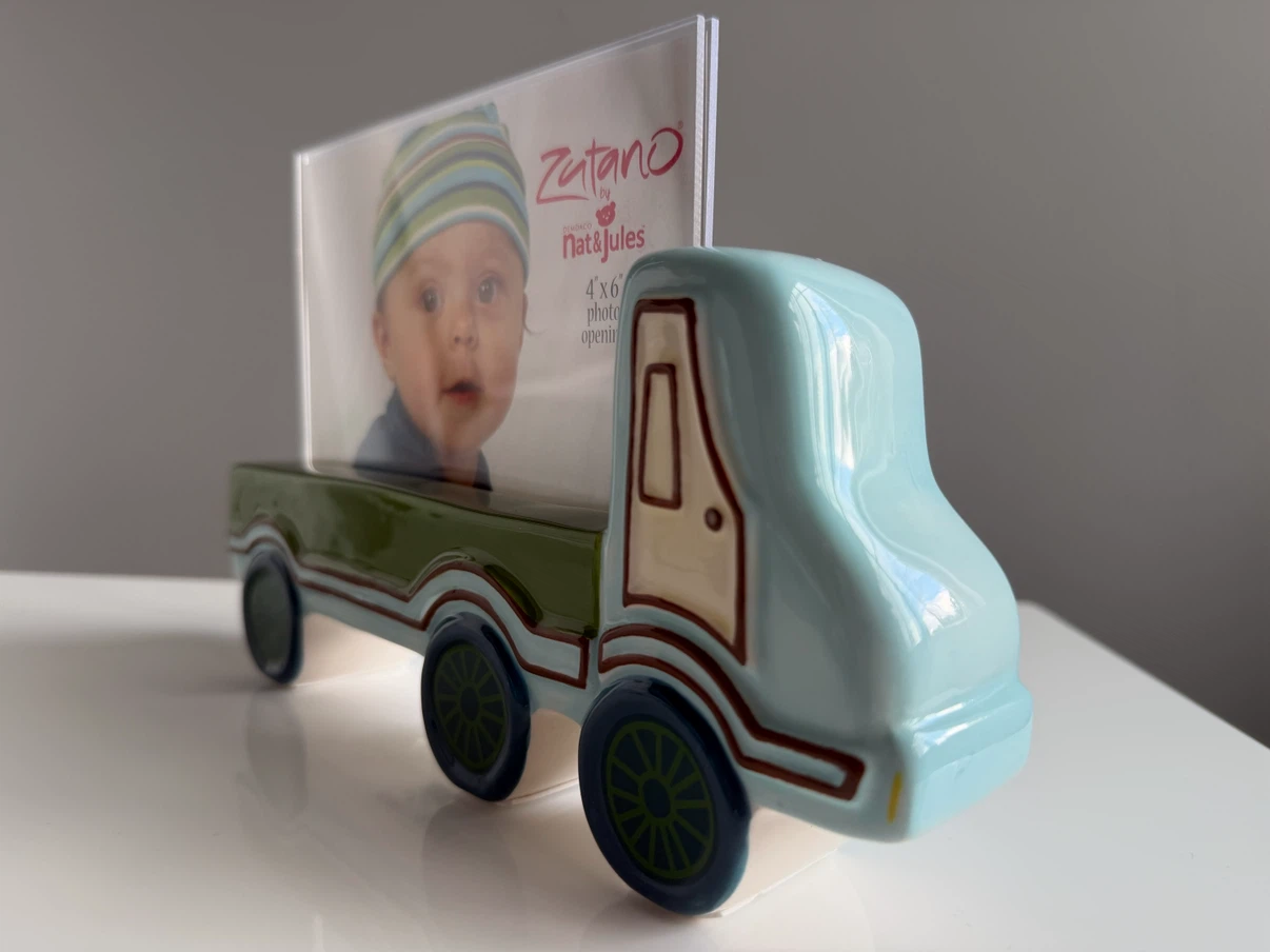 Nat & Jules Ceramic Truck Photo Frame - photo 3