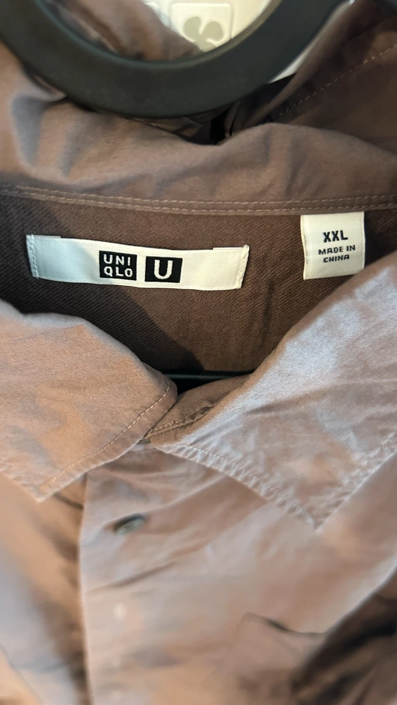 UNIQLO U Oversized Shirt - Brown - XXL - photo 2