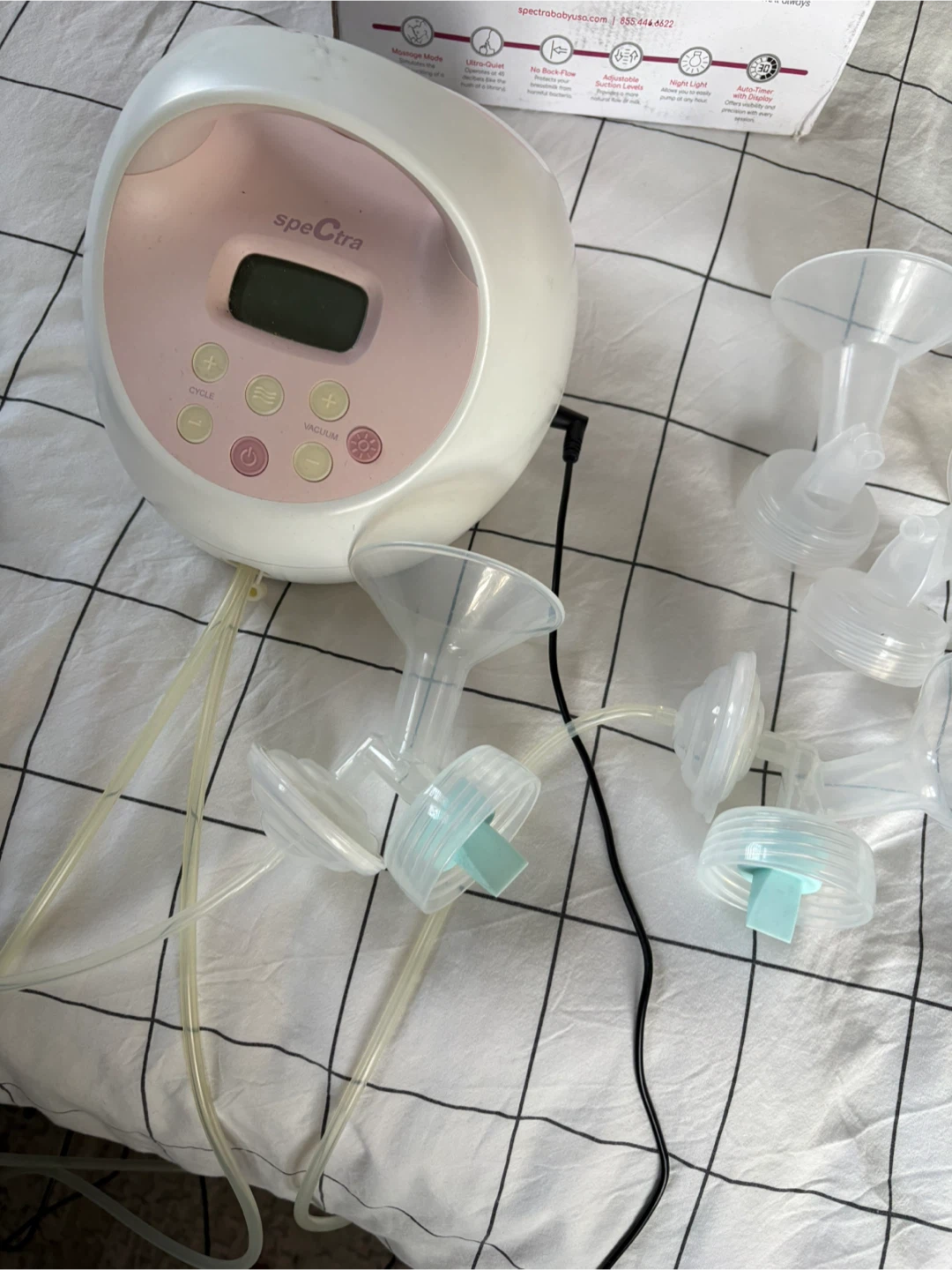 Spectra S2Plus Electric Breast Pump with Accessories - photo 3