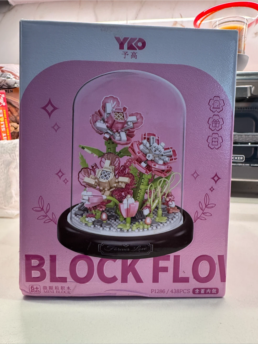 YKO Forever Love Block Flower Building Set