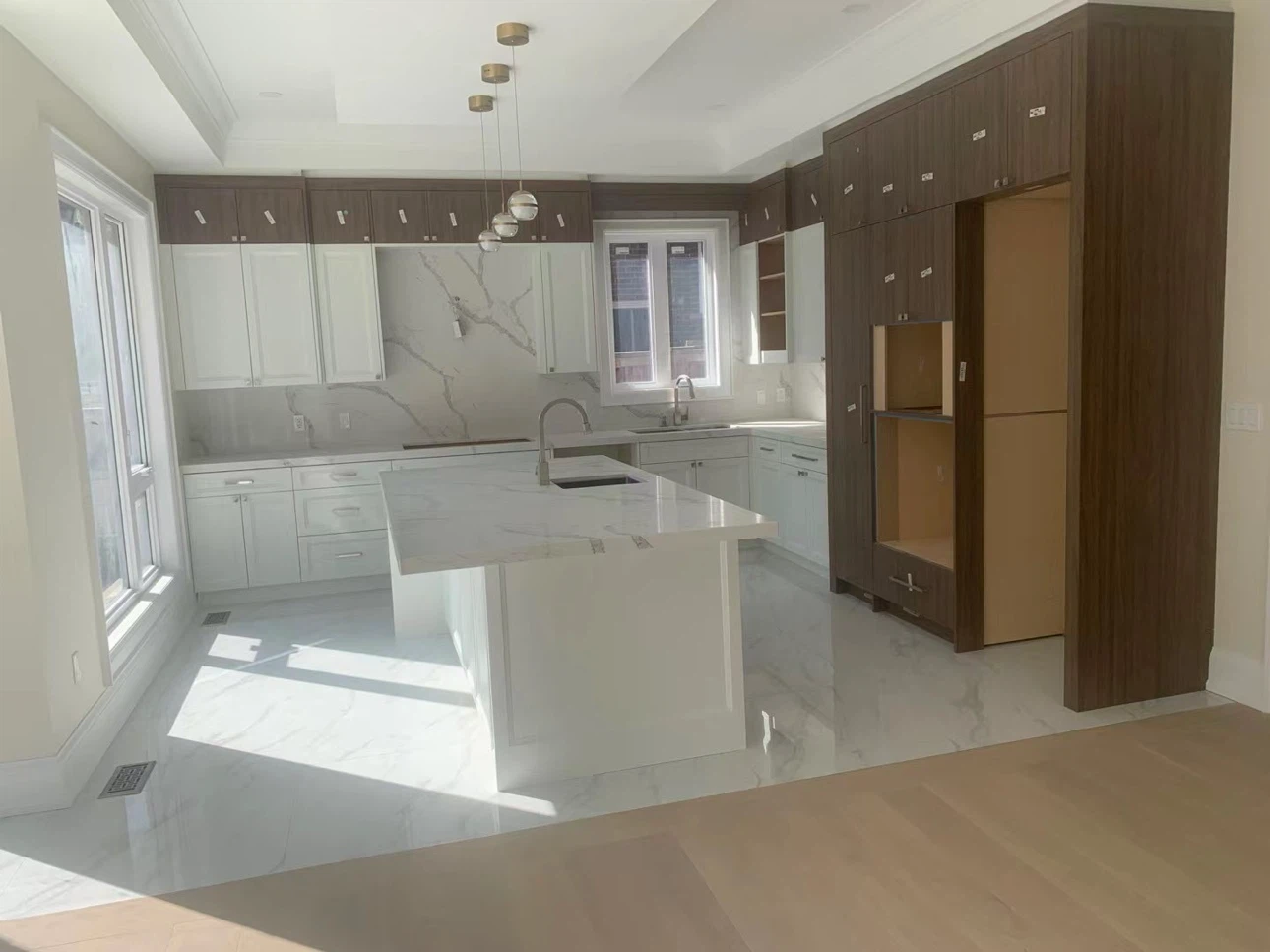 Modern Kitchen Cabinets, drywall and frame - photo 5