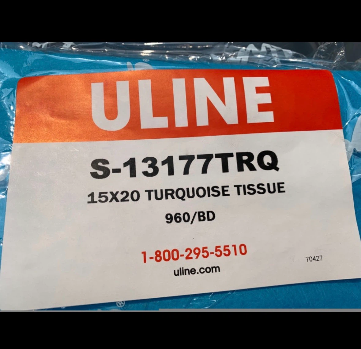 Satin Wrap Turquoise Tissue Paper 15x20 - photo 3