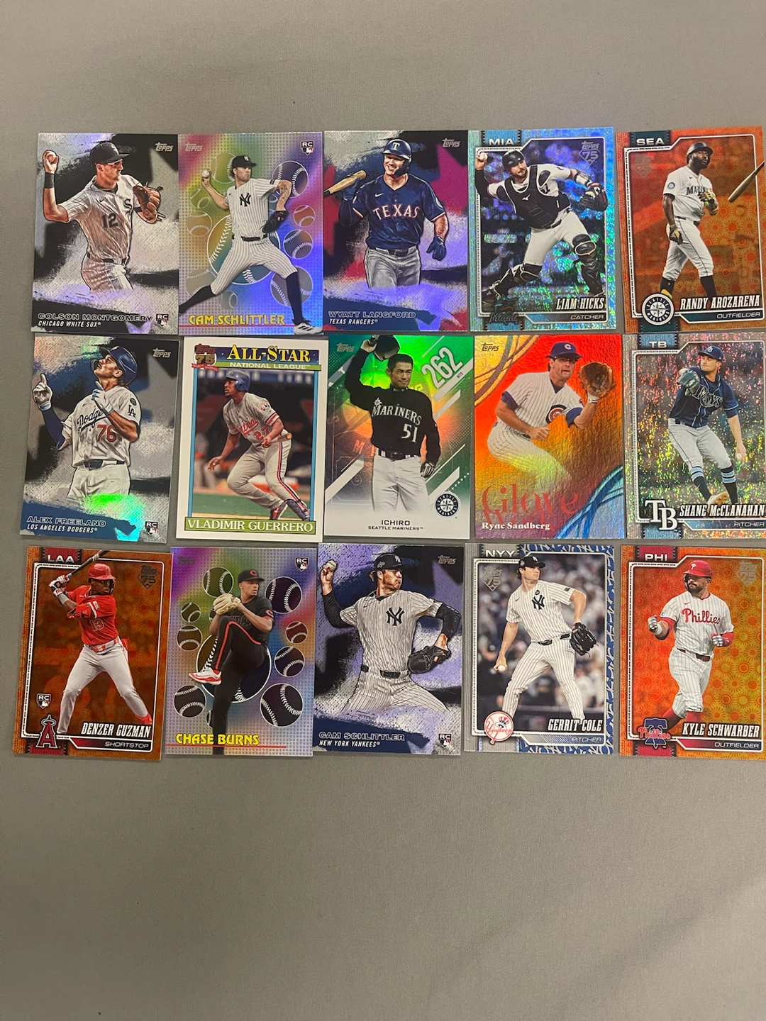 Collection of 2025-2026 Topps Baseball Cards