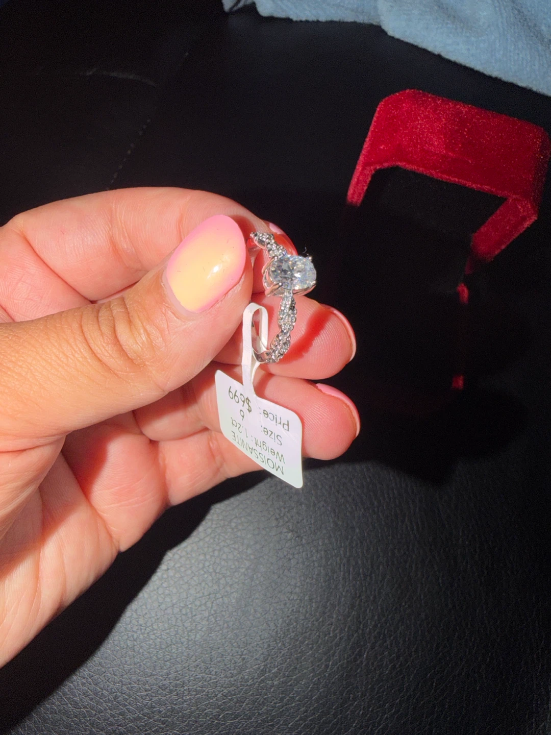 GRA Moissanite Ring - Size 6 - photo 2