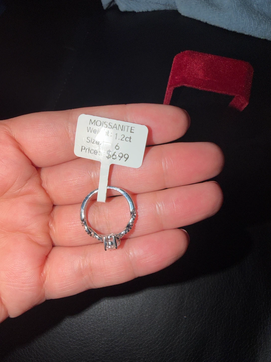 GRA Moissanite Ring - Size 6 - photo 3