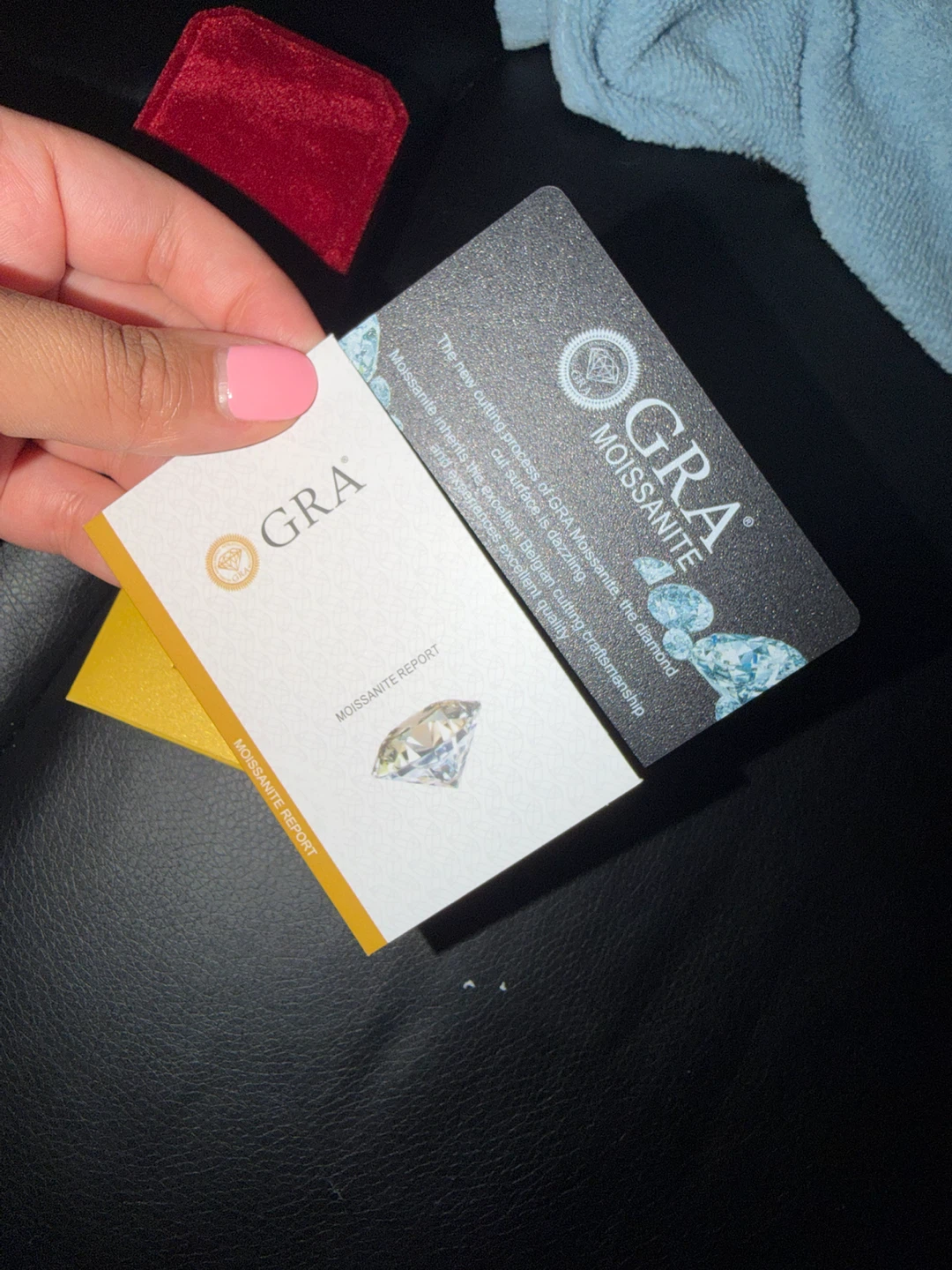 GRA Moissanite Ring - Size 6 - photo 5