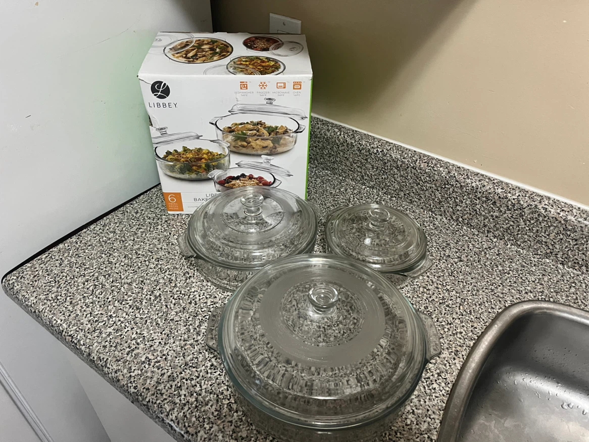 Libbey glass bake set