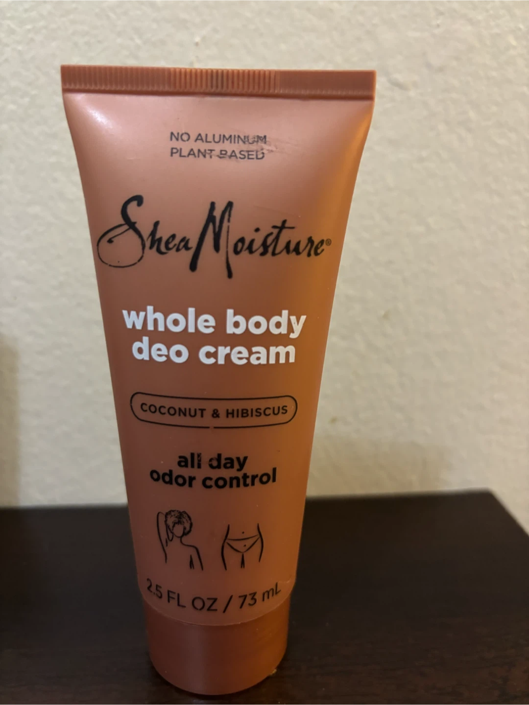 NEW-Shea Moisture Whole Body Deo Cream Coconut & Hibiscus 2.5 oz