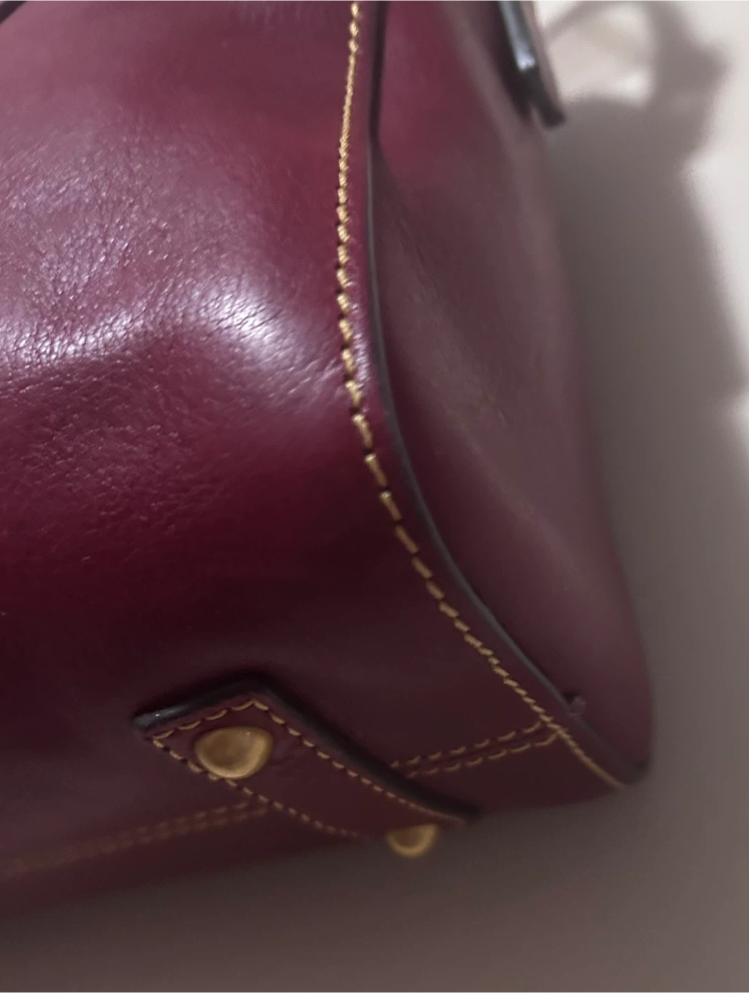 Dooney & Bourke Satchel Handbag - Burgundy Leather - photo 2