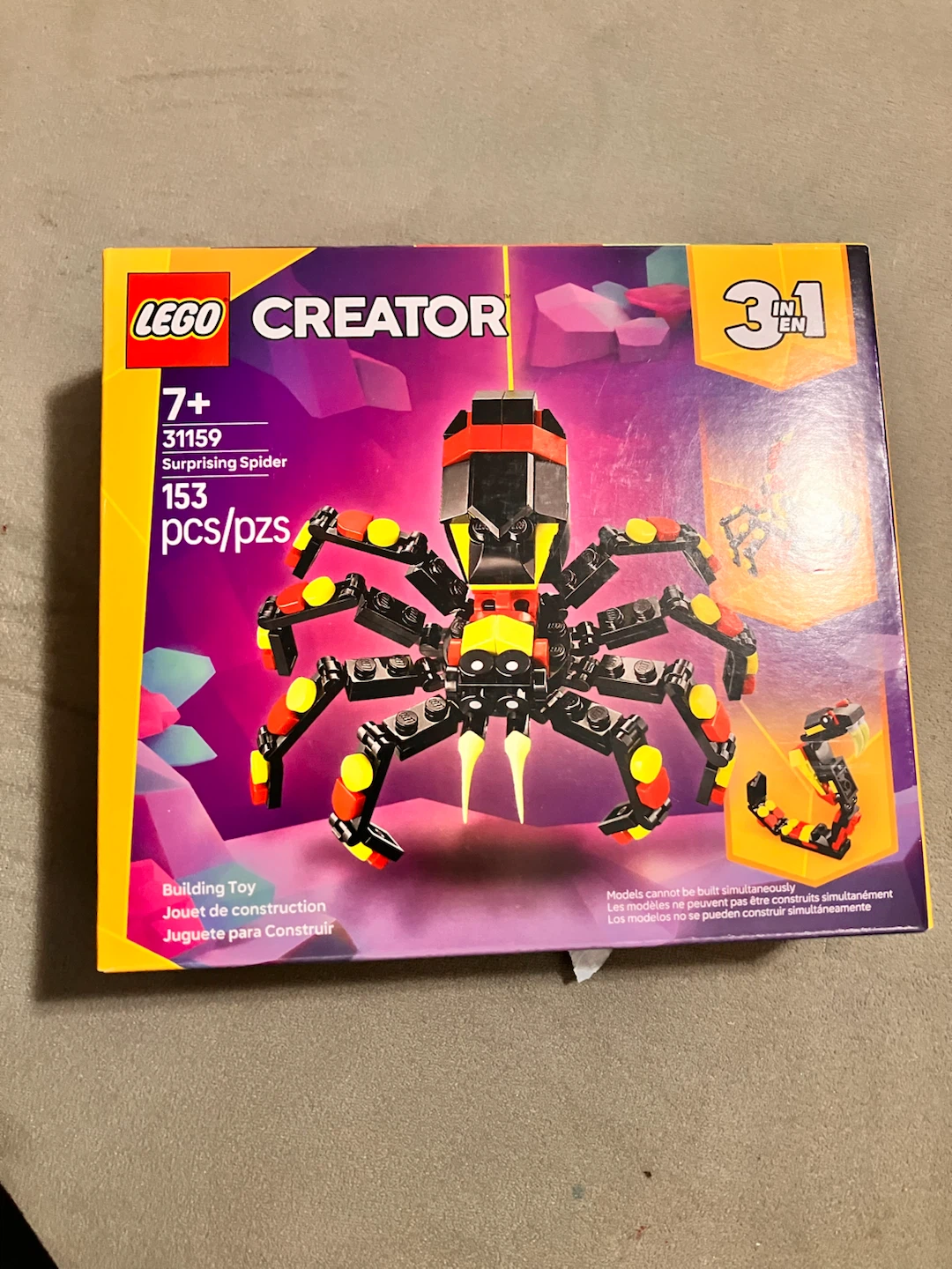 LEGO Creator 31159 Surprising Spider Building Toy