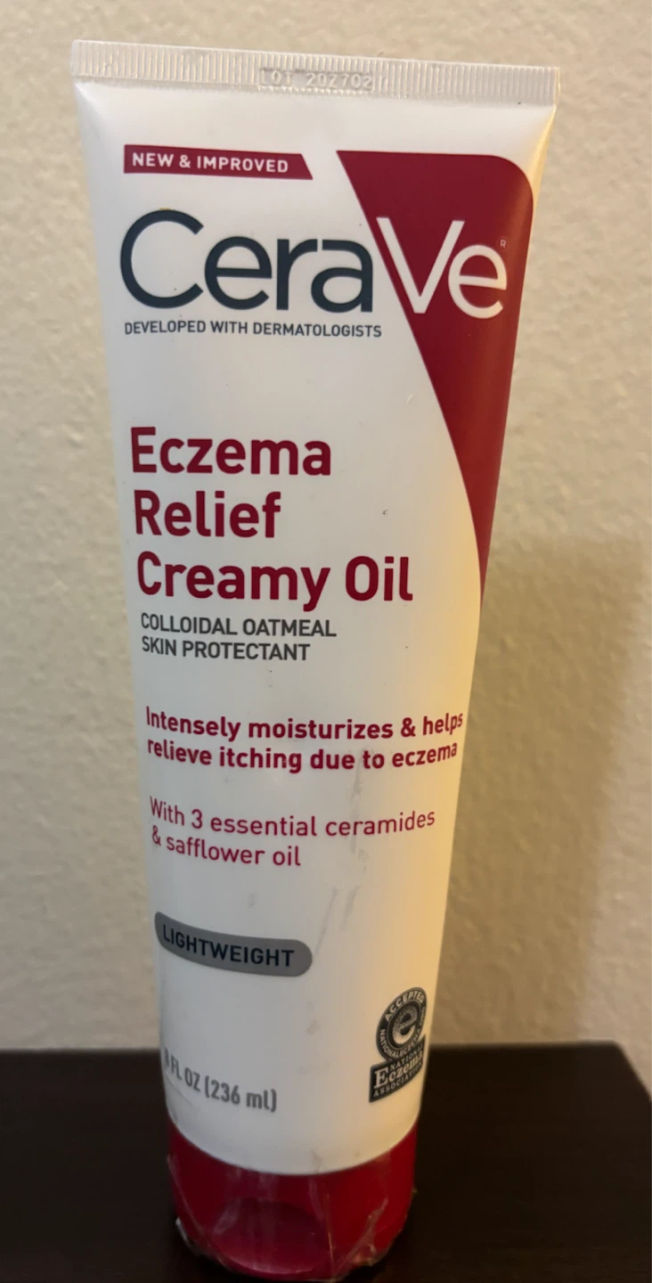 NEW-CeraVe Eczema Relief Creamy Oil 8 oz