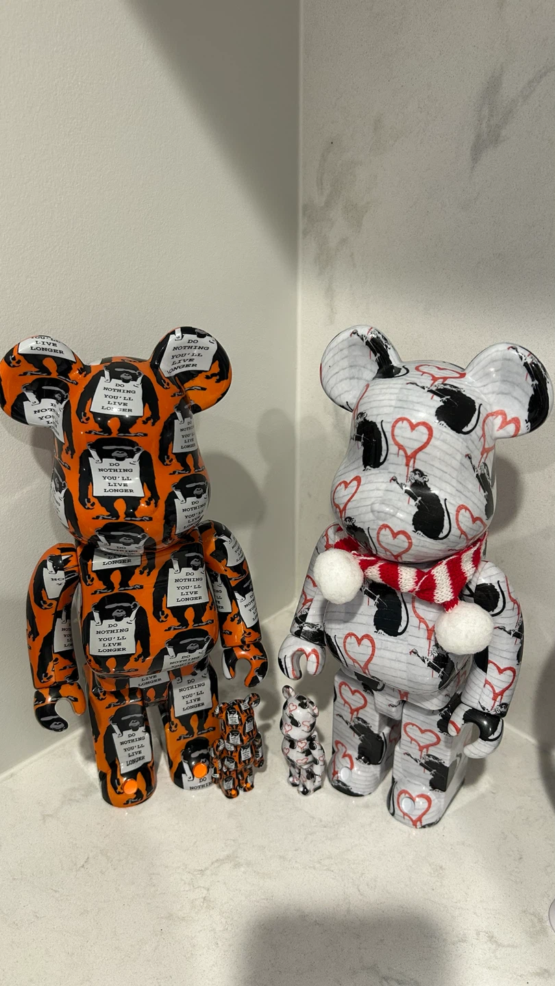 BE@RBRICK x BANKSY – 400% + 100% Set (2 Sets)