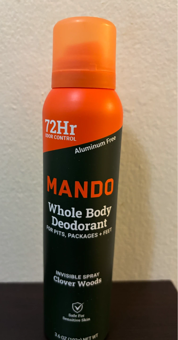NEW-Mando Whole Body Deodorant Invisible Spray Clover Woods