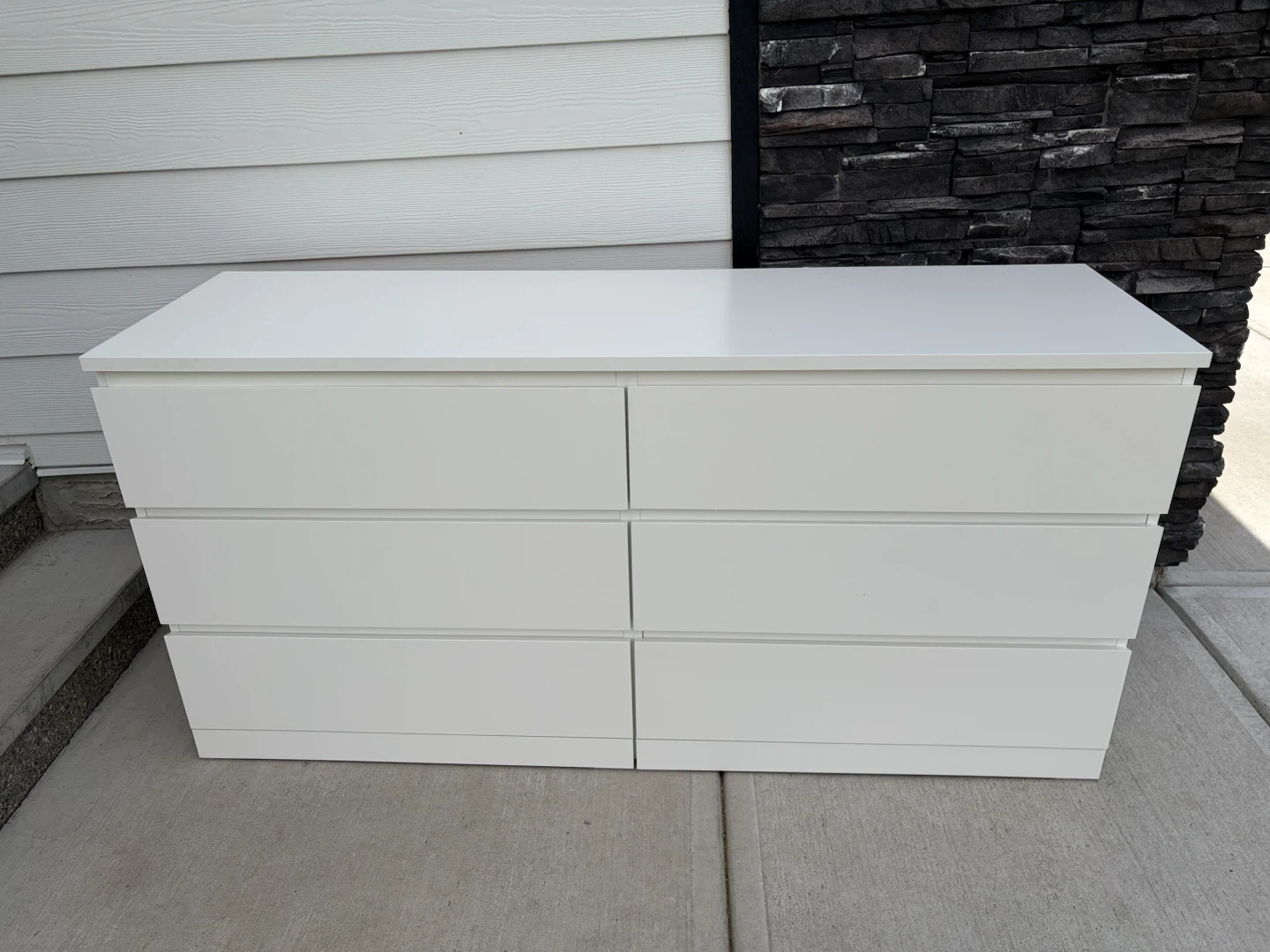 IKEA MALM 6 drawers dresser white