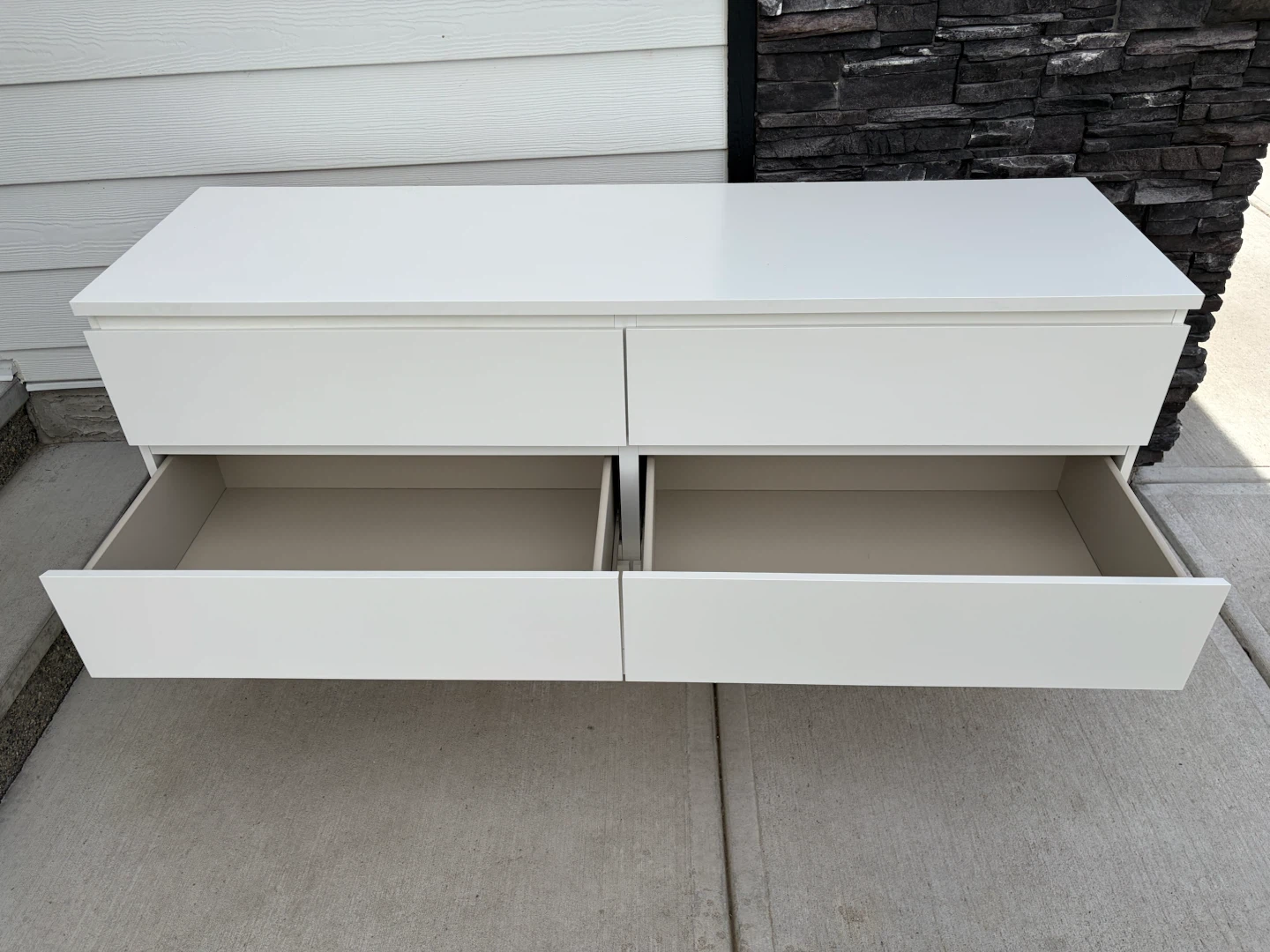 IKEA MALM 6 drawers dresser white - photo 3