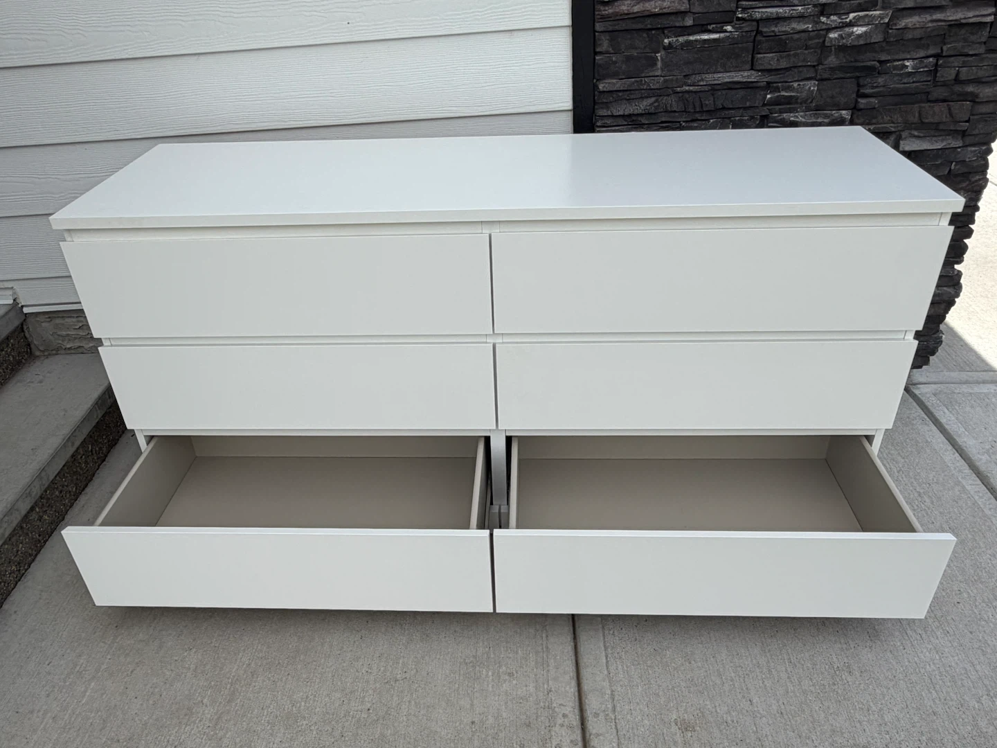 IKEA MALM 6 drawers dresser white - photo 4