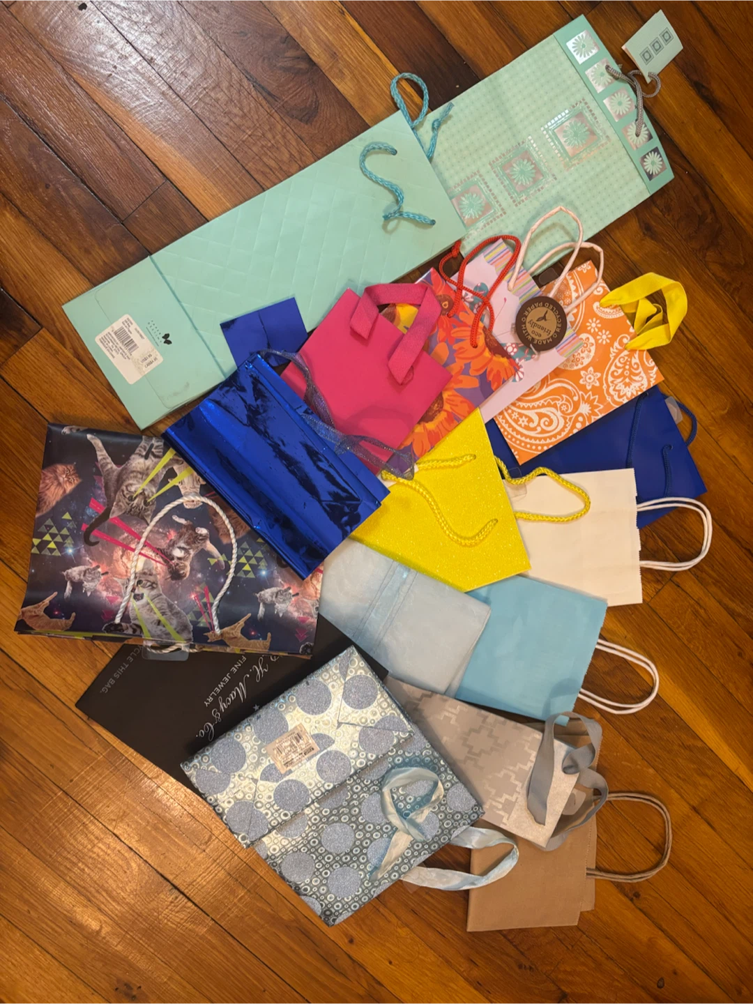 Assorted gift bags