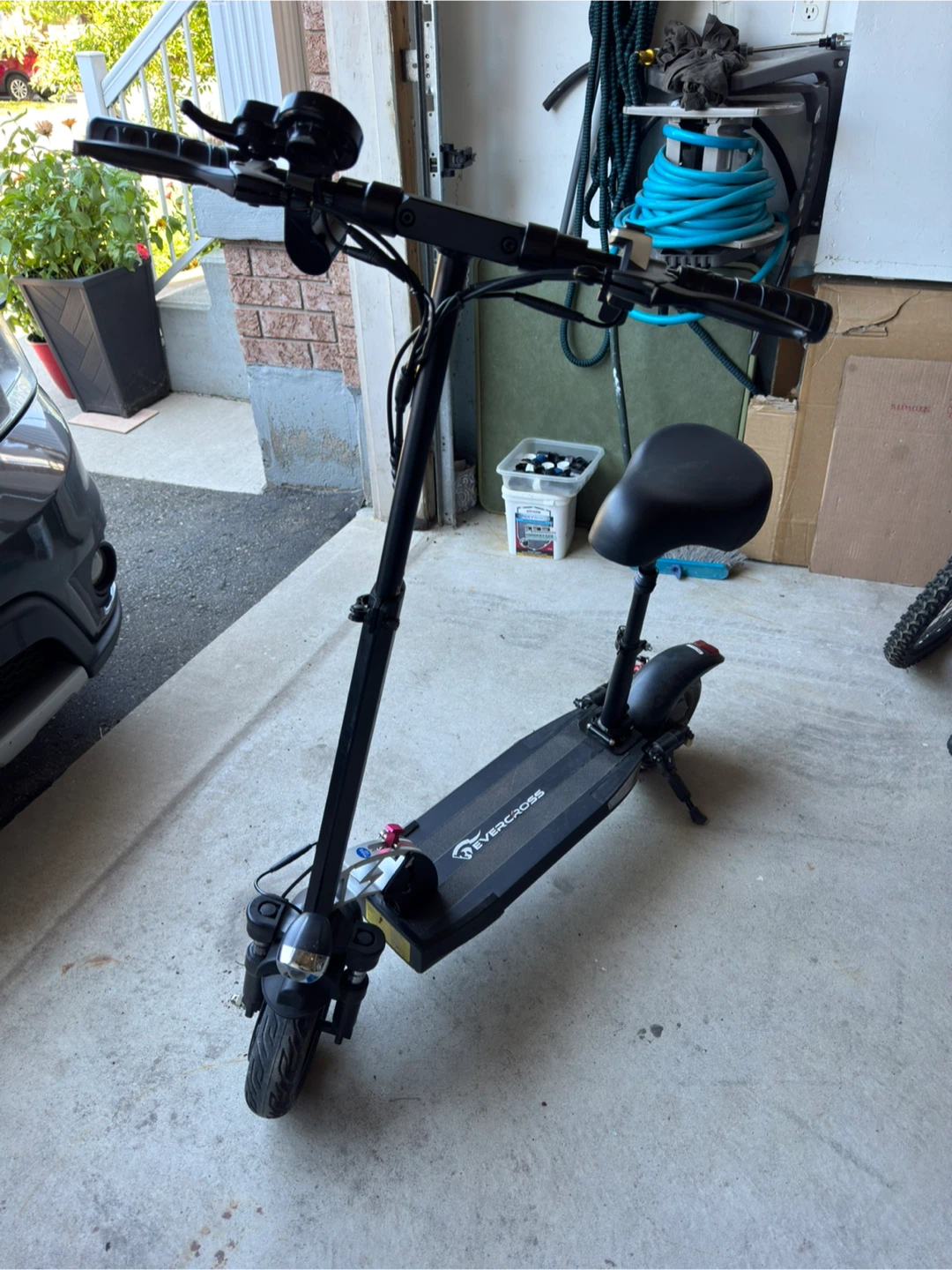 Evercross H5 Electric Scooter with Seat - photo 2