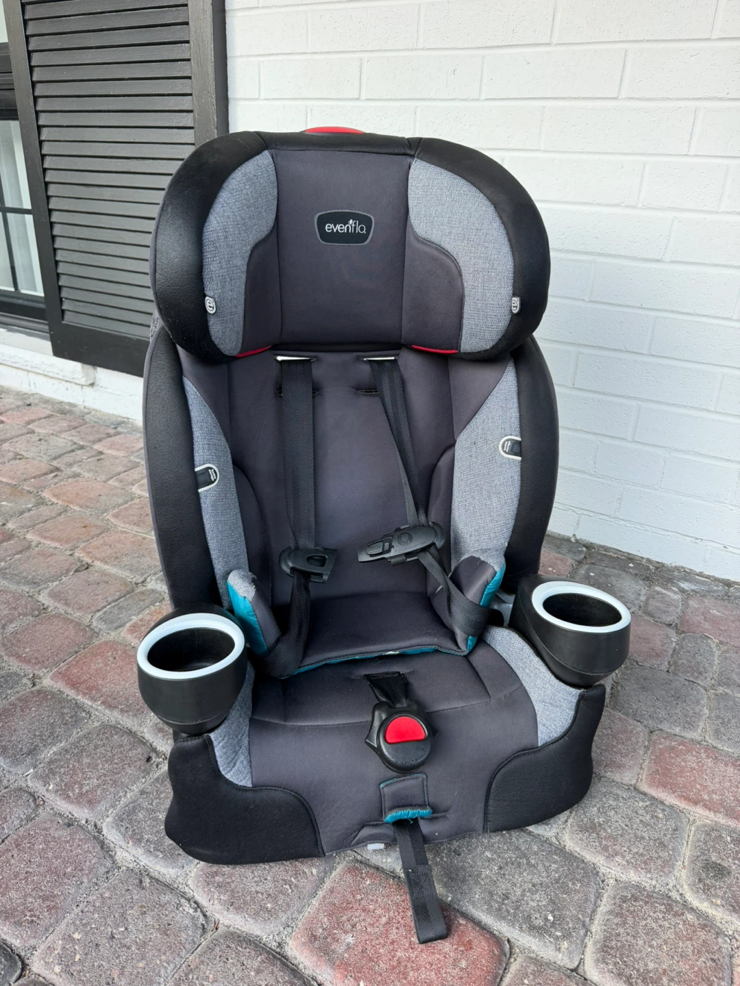Evenflo SecureKid DLX 2-in-1 Harness Booster Car Seat + Box