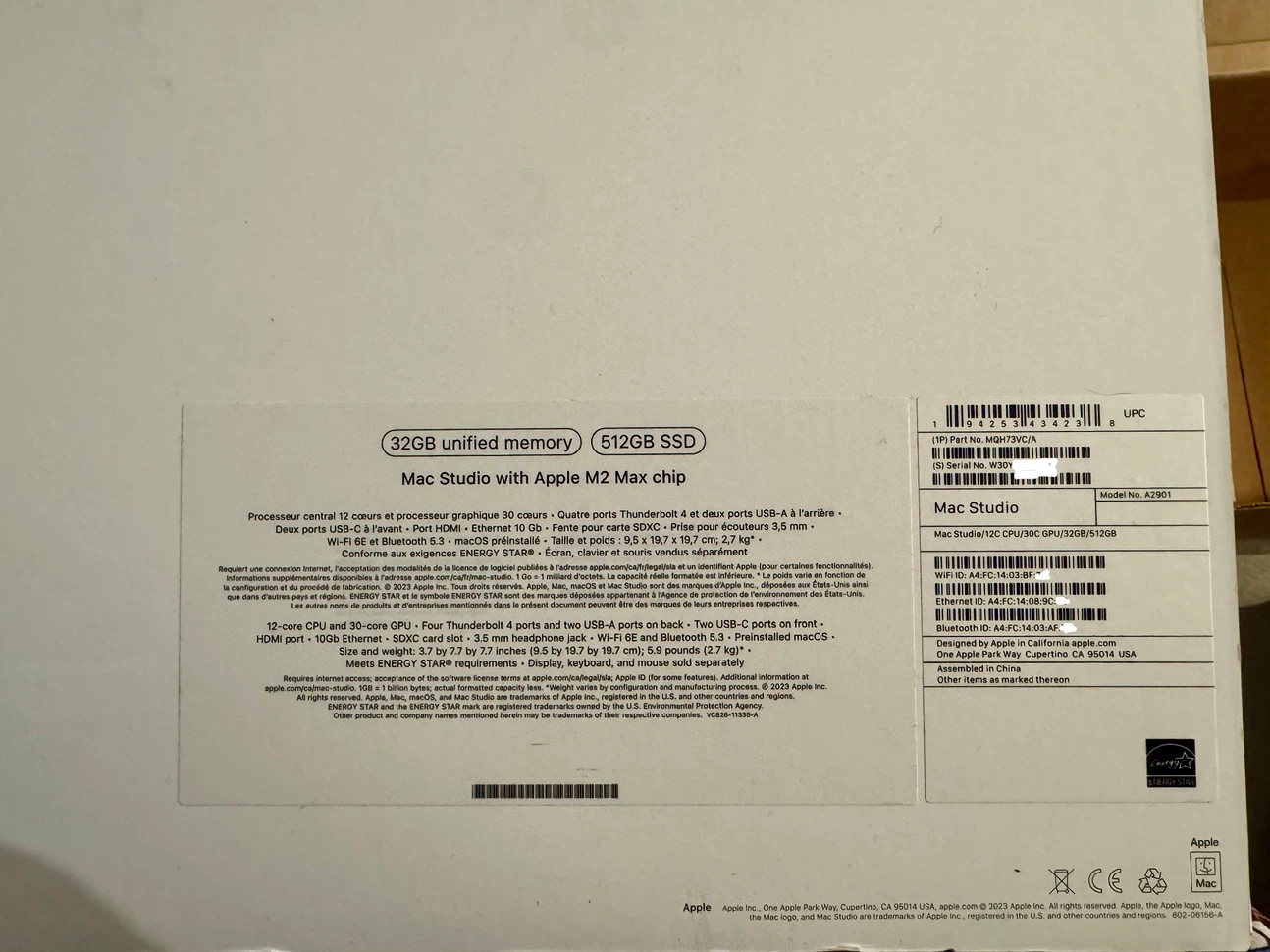Apple Mac Studio M2 Max (32GB RAM, 512GB SSD) - photo 2