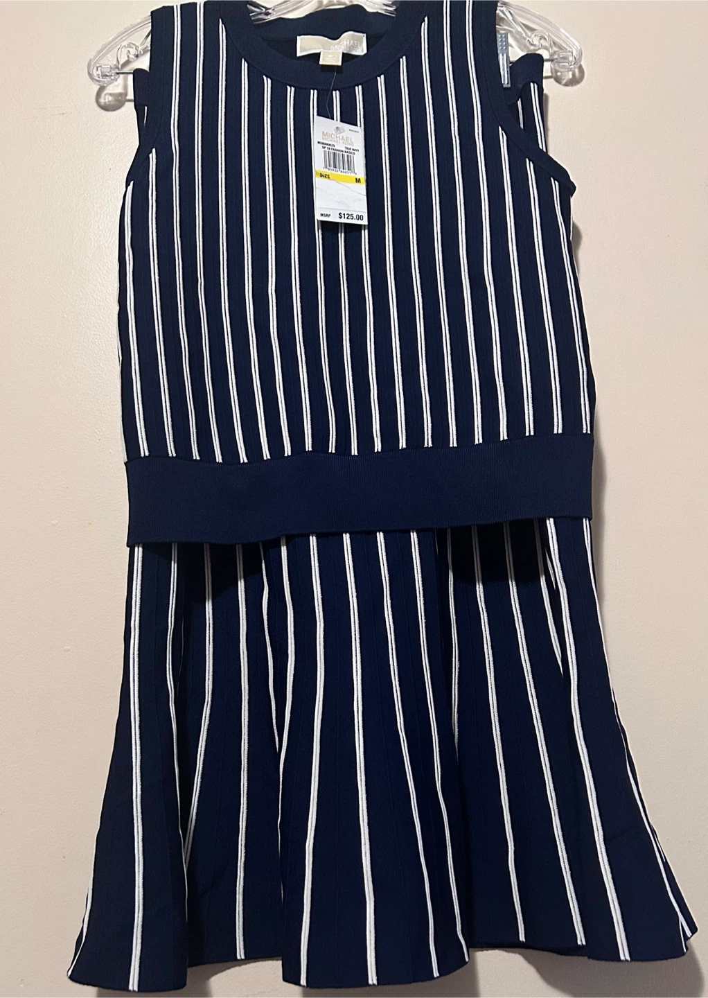 Michael Kors Striped Sleeveless Top Size M - photo 4