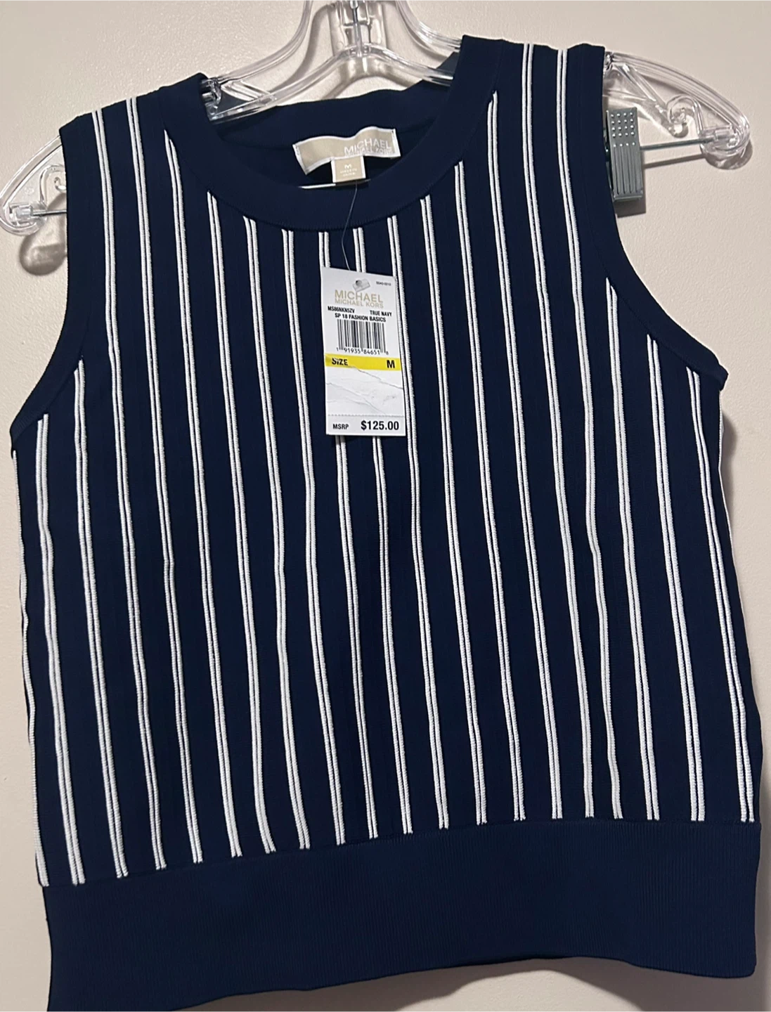 Michael Kors Striped Sleeveless Top Size M - photo 5