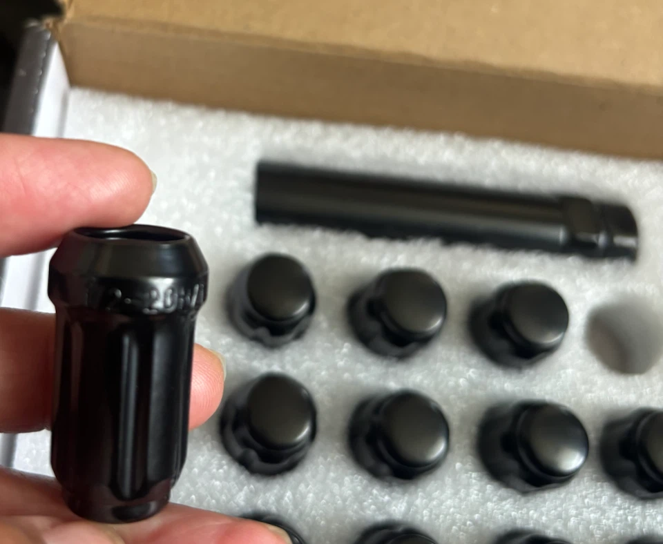 AUTOPTIM 1/2-20 Lug Nuts - 23 Pcs Black Closed End - photo 2