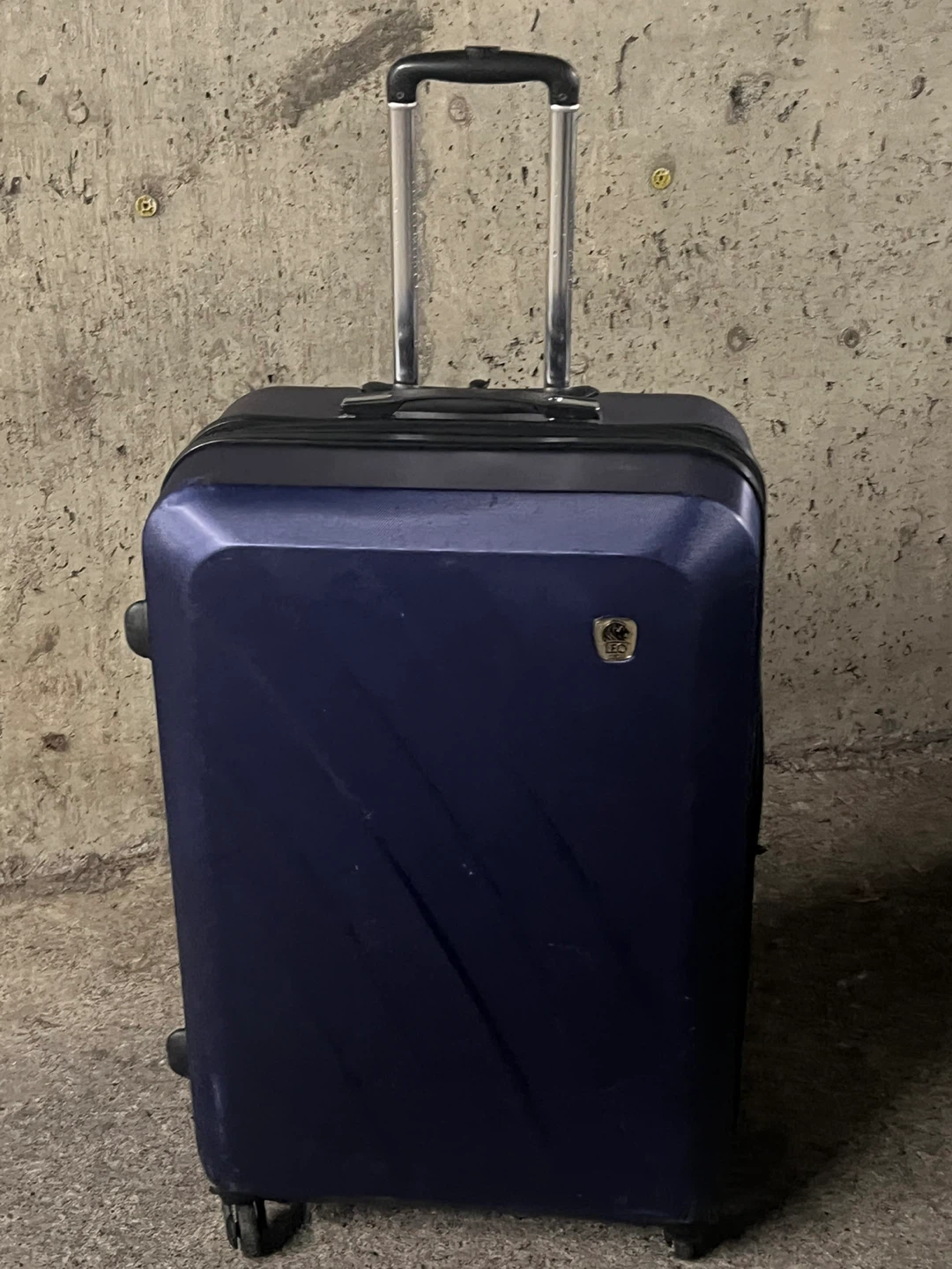 Blue Spinner Luggage