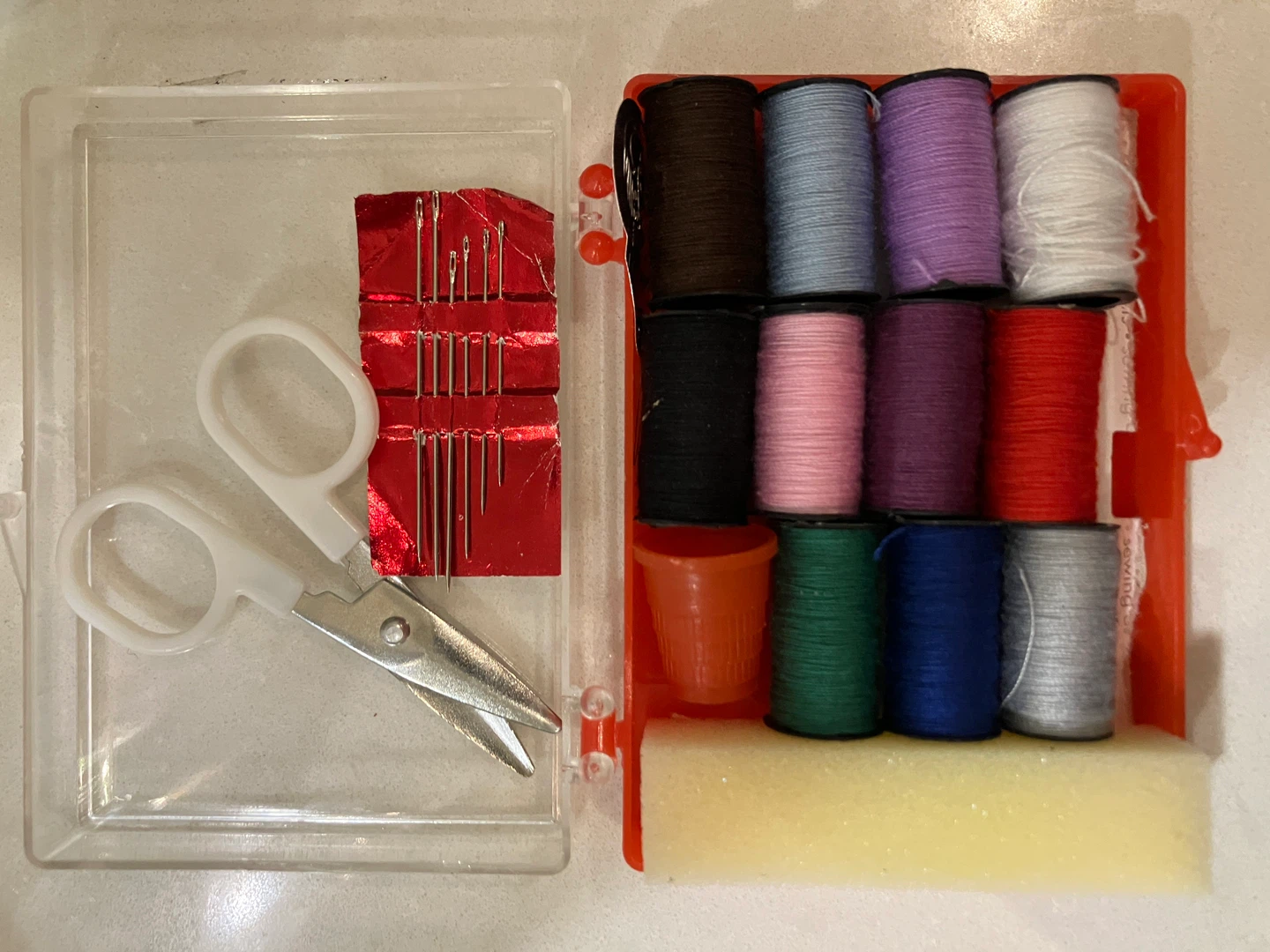 Sewing Kit with Thread and Needles