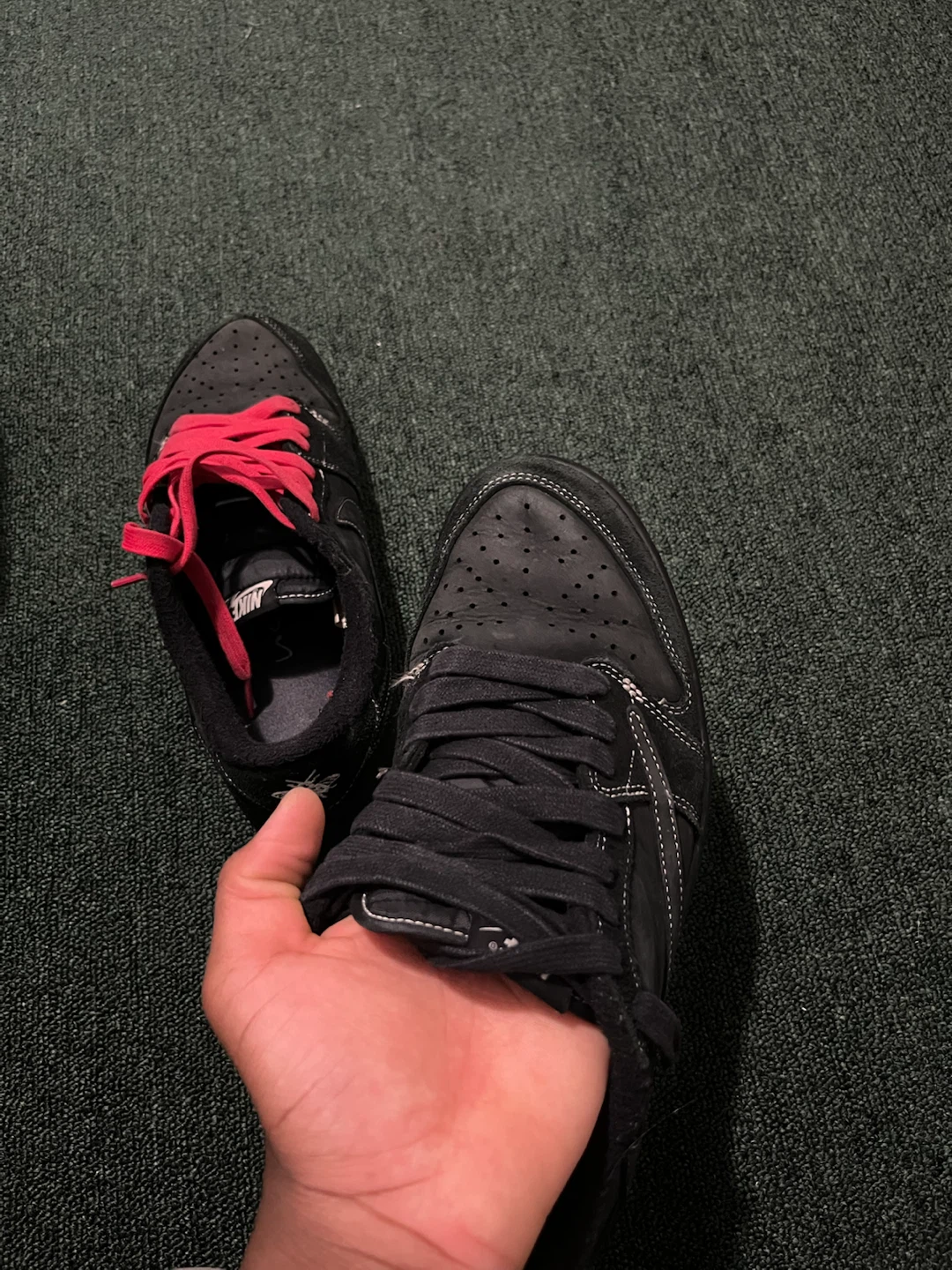 Nike Air Jordan 1 Low Black Travis Scott - photo 3