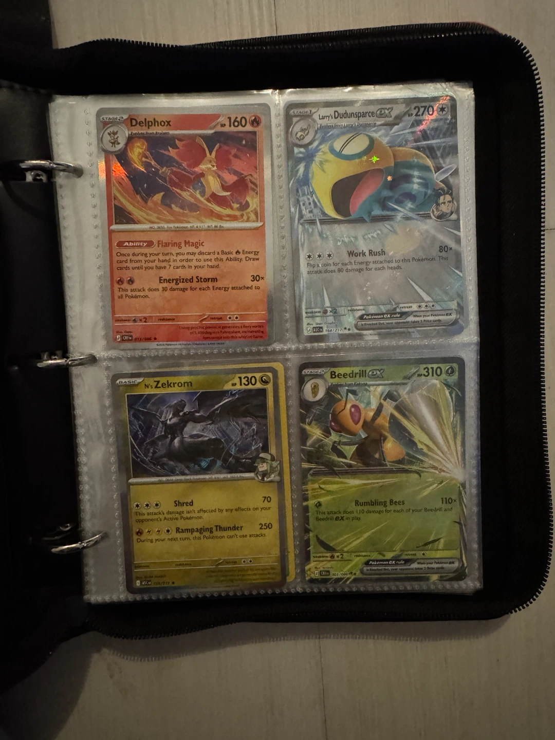 Filled Pokemon Trading Card Binder - photo 2