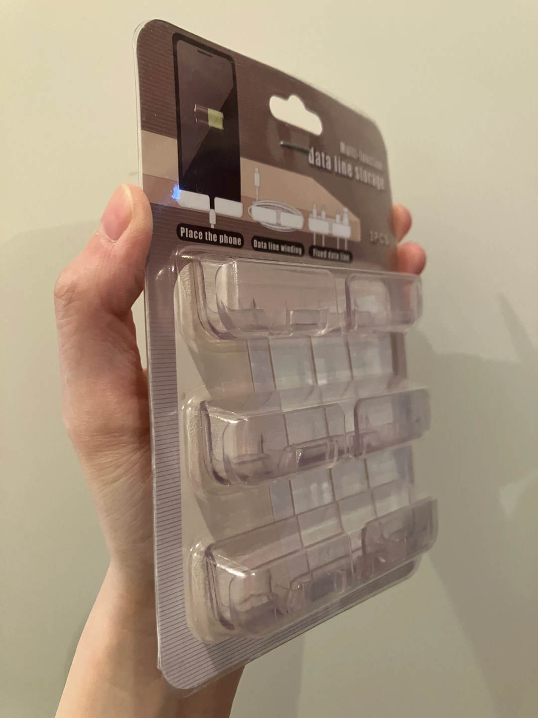Multi-function Data Line Storage Clips (3 PCS) - photo 2