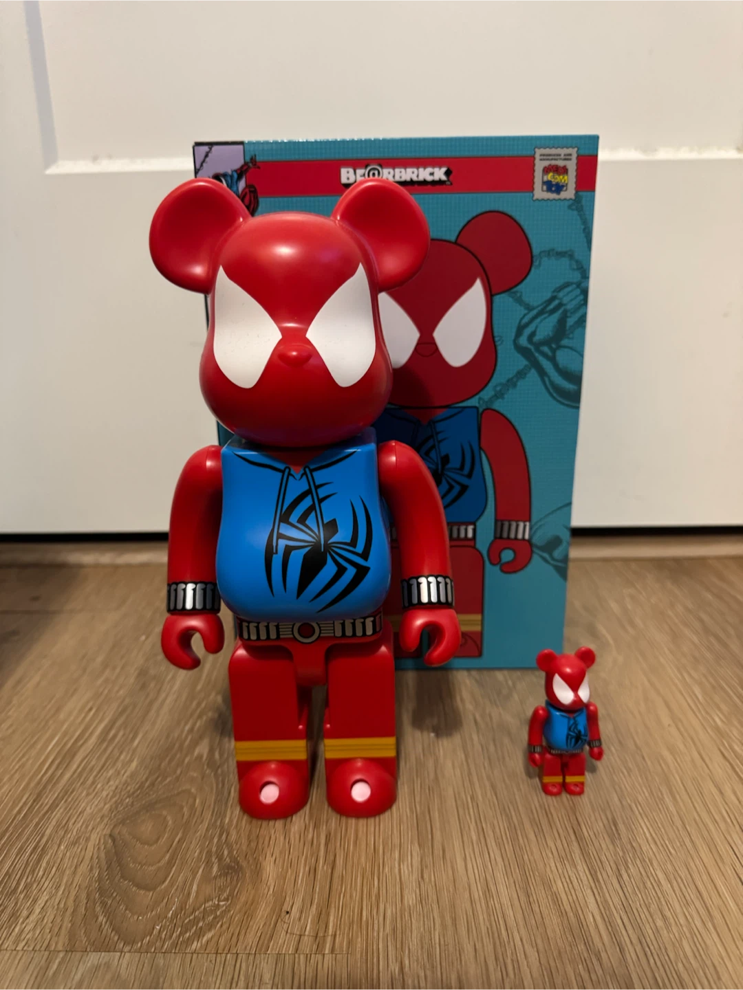 Bearbrick The Amazing Spider-Man 400% and 100%