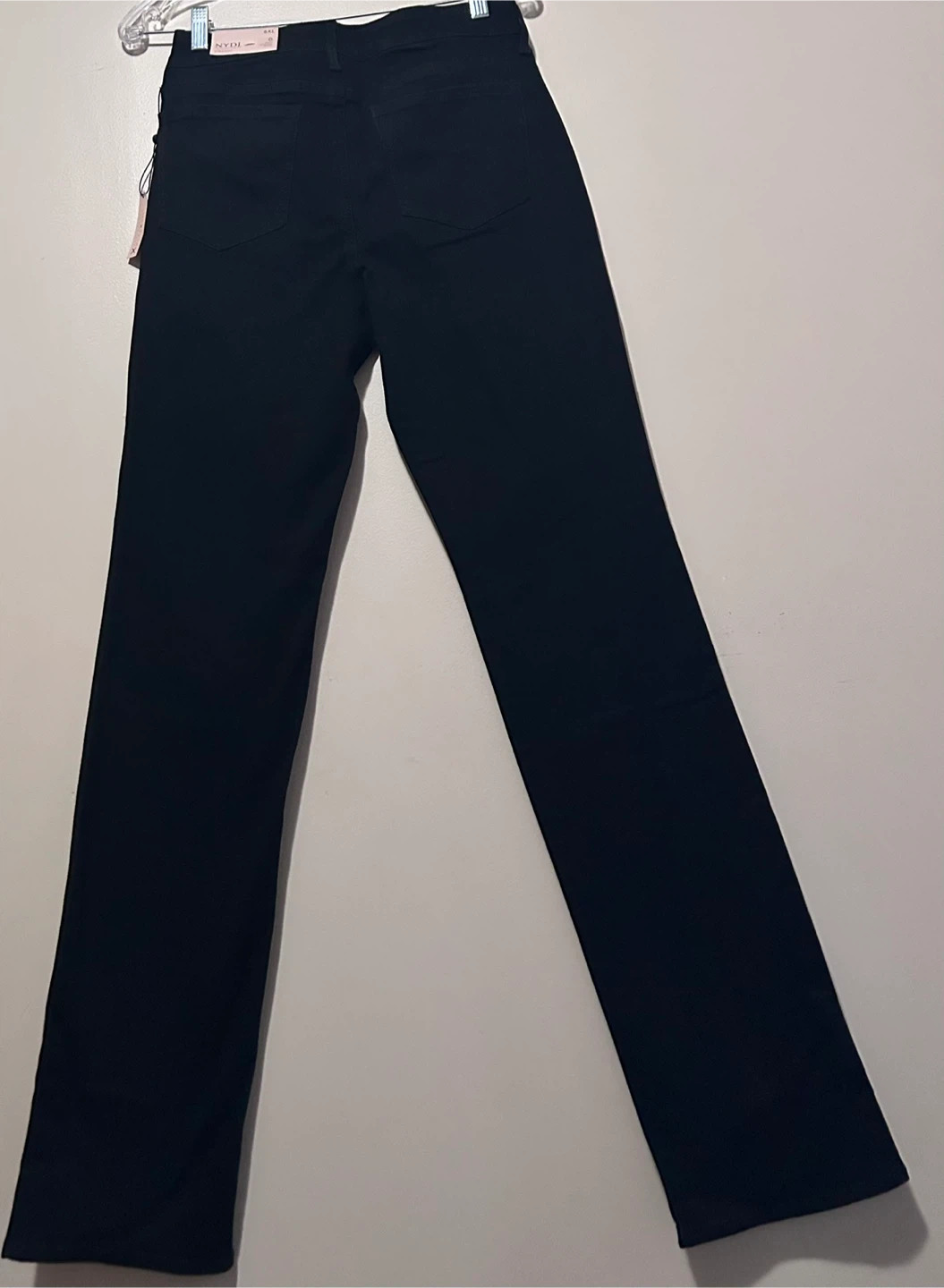 NYDJ Straight Black Jeans