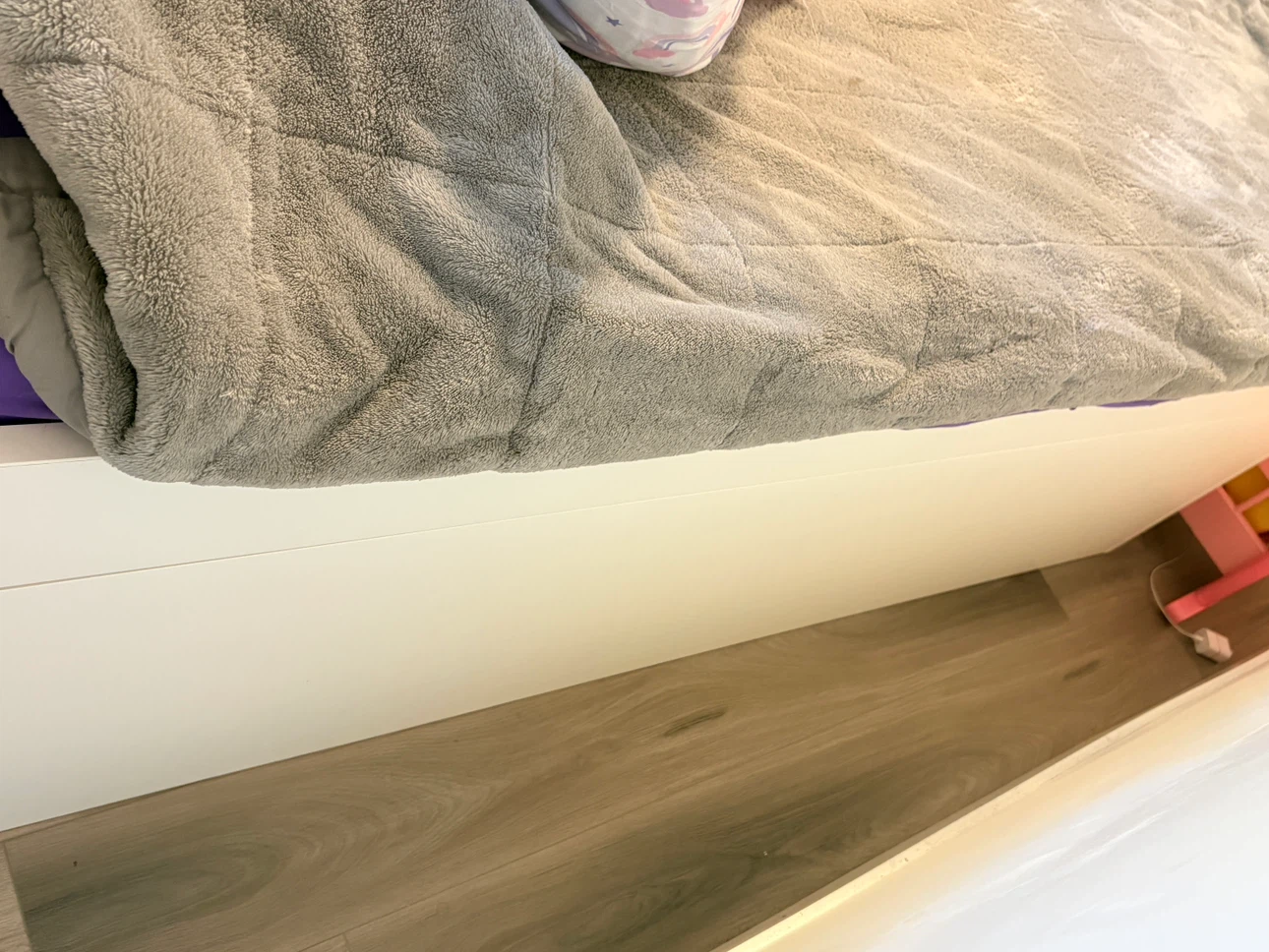 IKEA White Single Bed Frame with Storage Drawers - photo 4