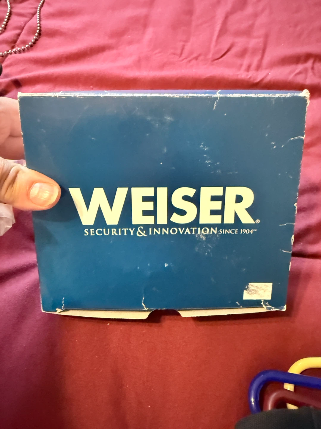 Brass Weiser Door Handle Set - photo 3