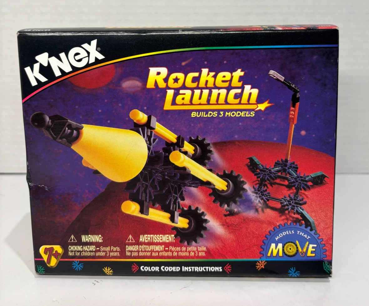 K'NEX Rocket Launch Building Set 1998