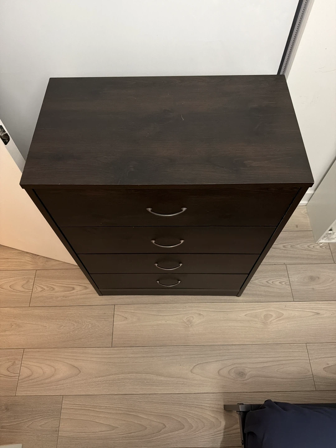 Dark Wood 4-Drawer Dresser - photo 2