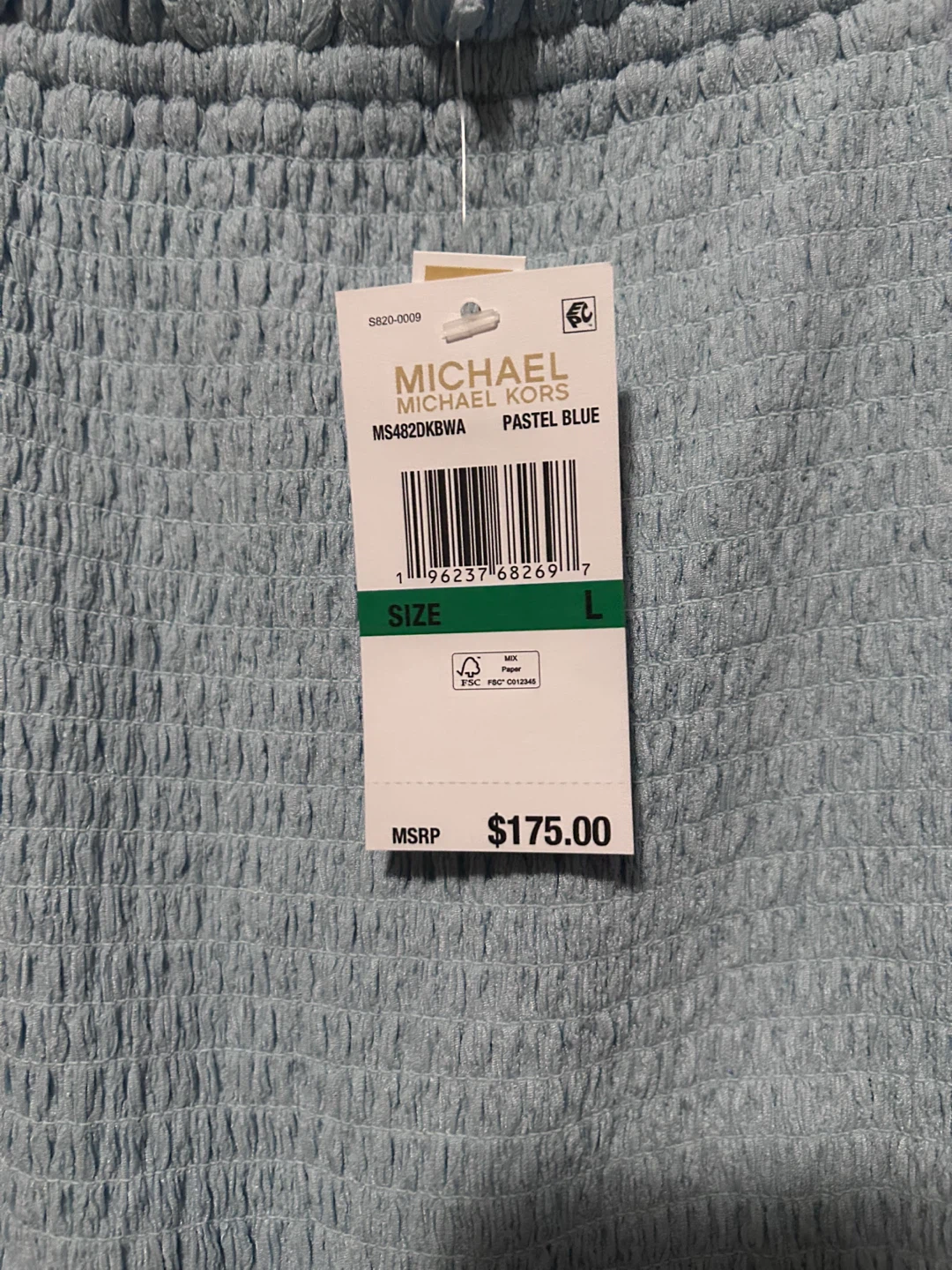 Michael Michael Kors Maxi Dress Pastel Blue Size L - photo 4