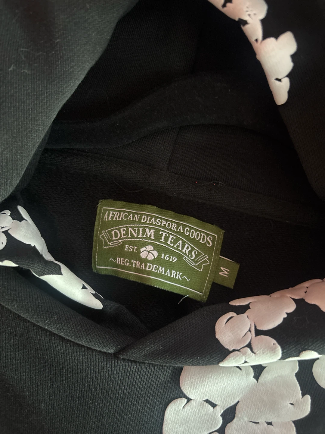 Denim Tears Hoodie Black - photo 2