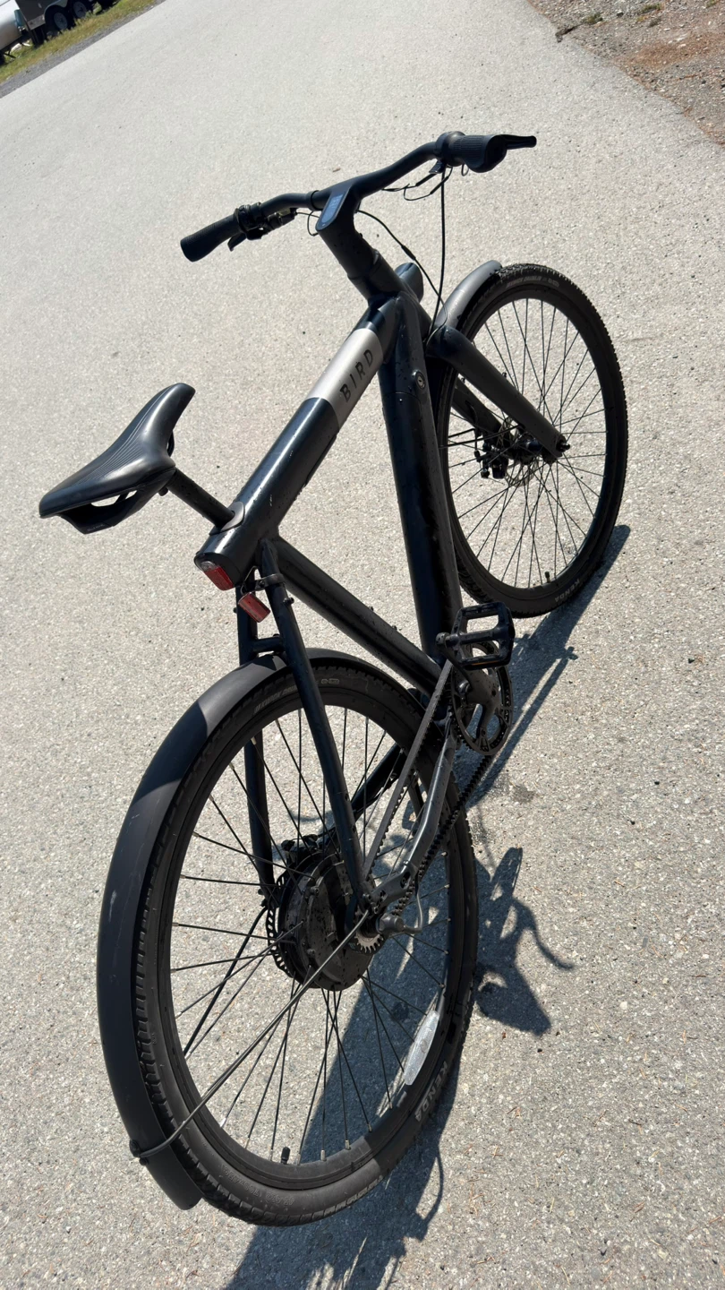 MOVING SALE Bird A-Frame E-Bike | 550mi | Throttle + Pedal Assi - photo 2