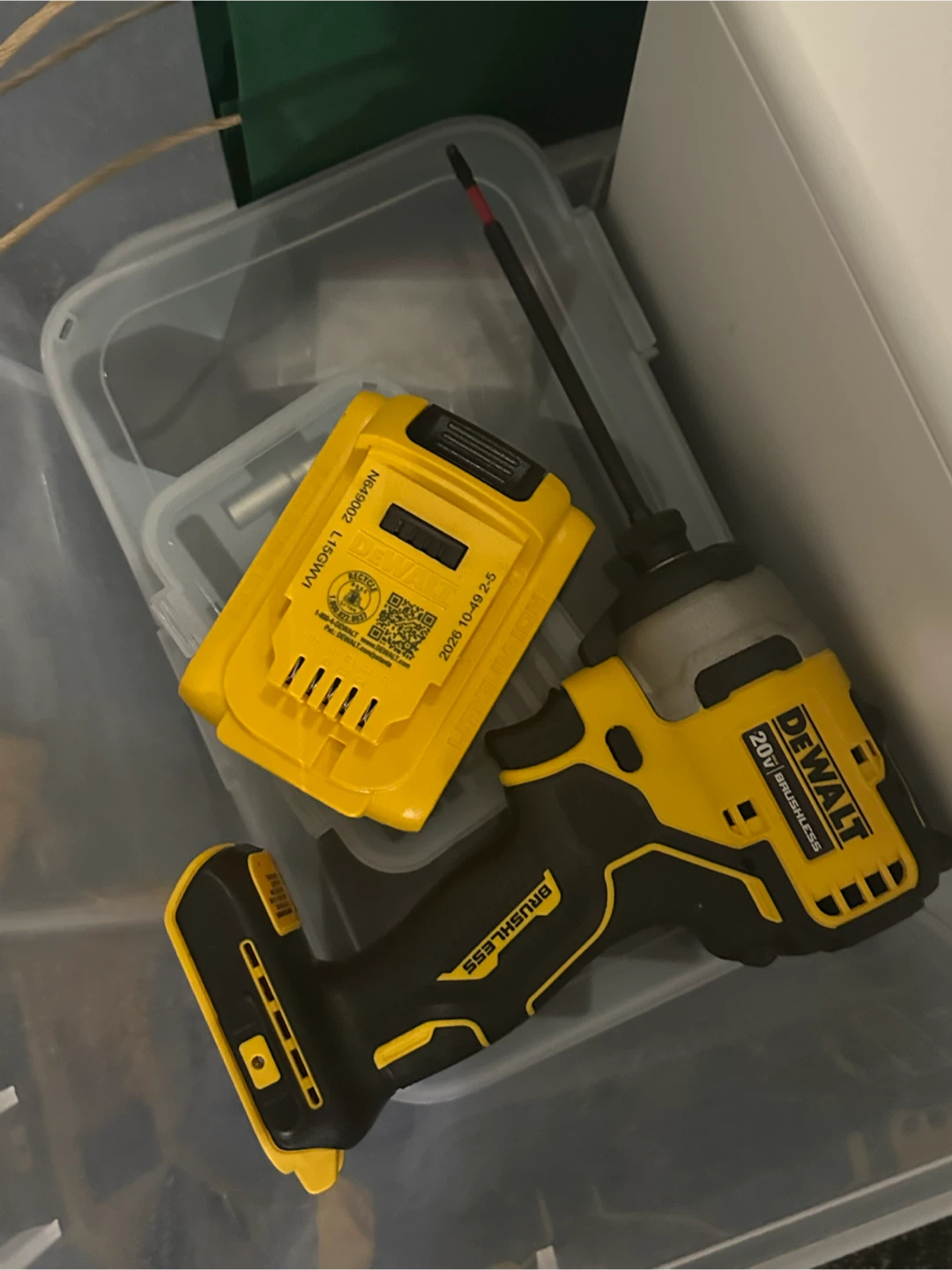 DeWalt 20V Brushless Impact Driver with Battery