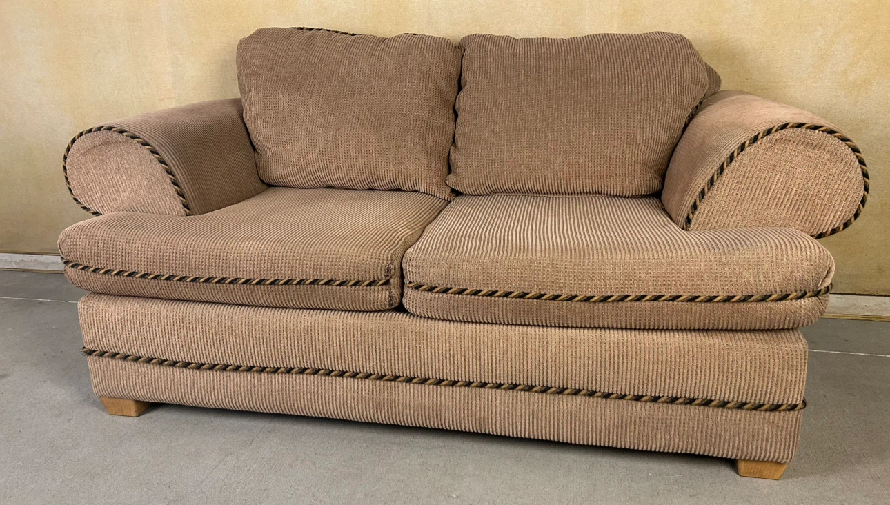 DELIVERY AVAILABLE! TAN FABRIC SOFA + LOVESEAT FOR $250! - photo 5