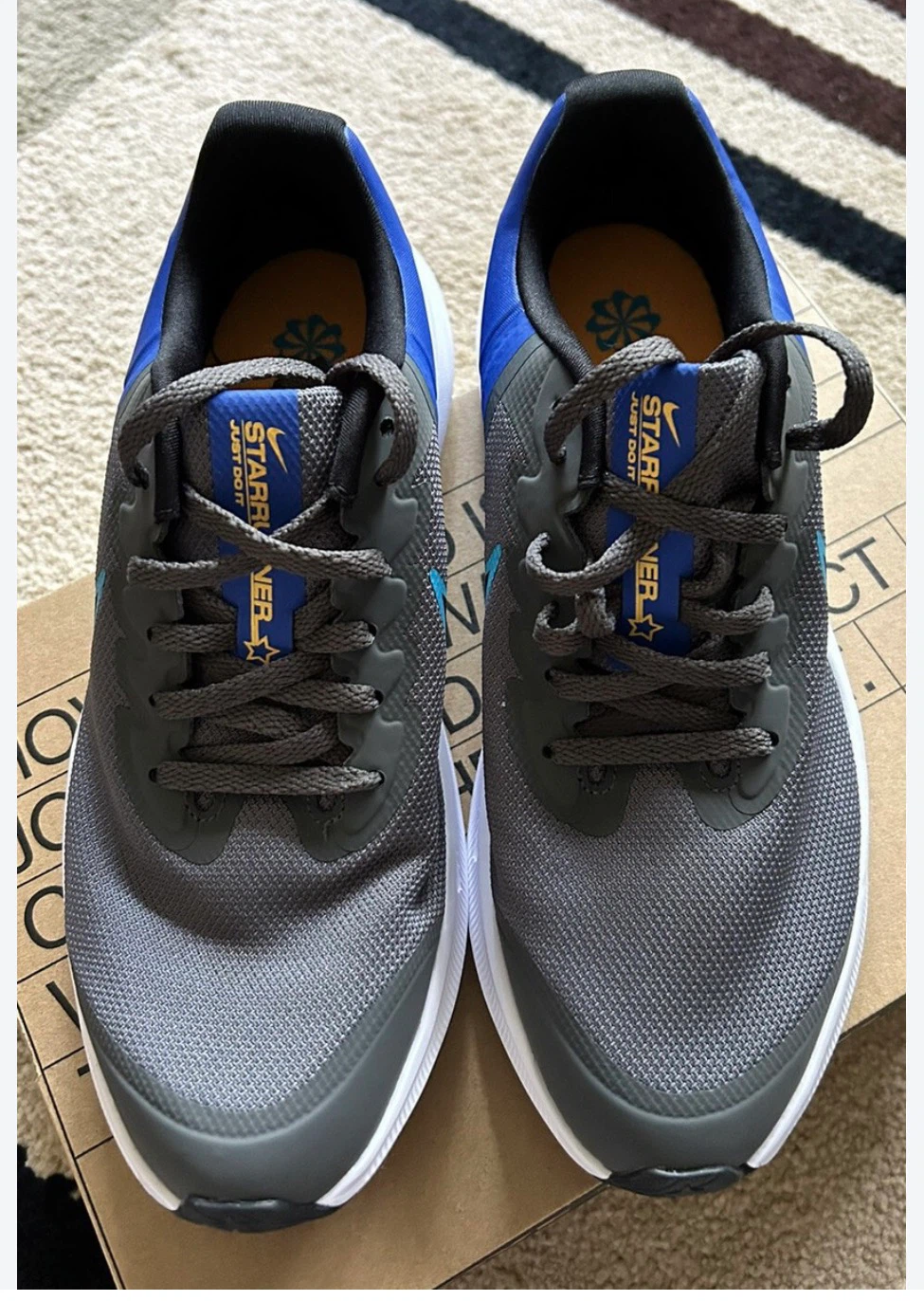 Nike Star Runner 5 Grey Blue Running Shoes