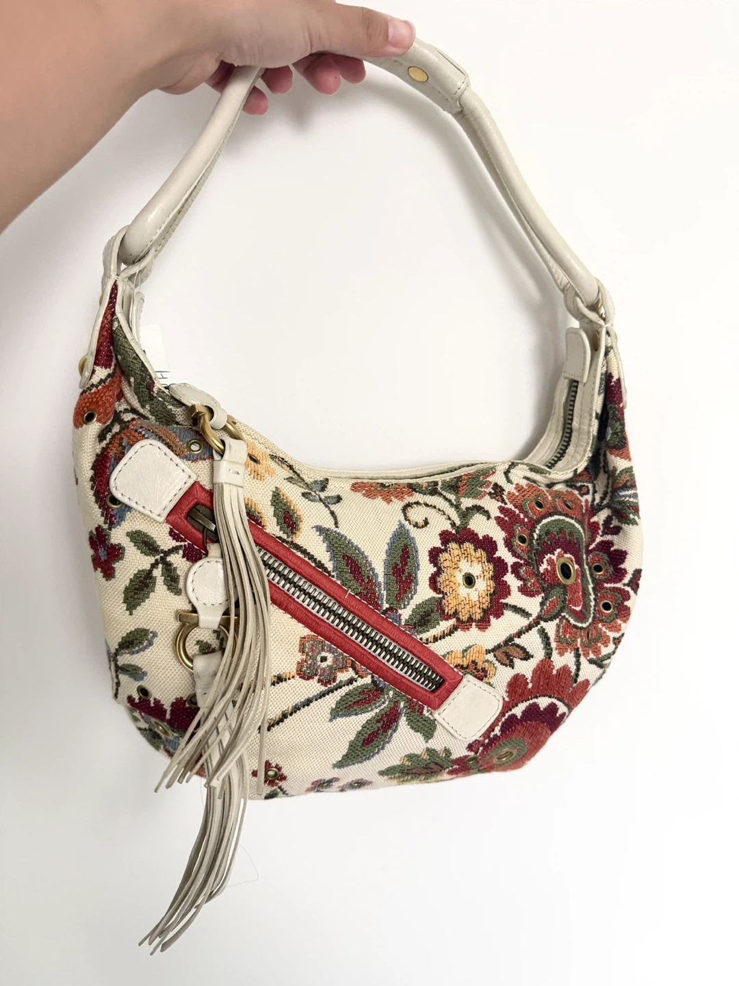 Ferragamo Floral Shoulder Bag